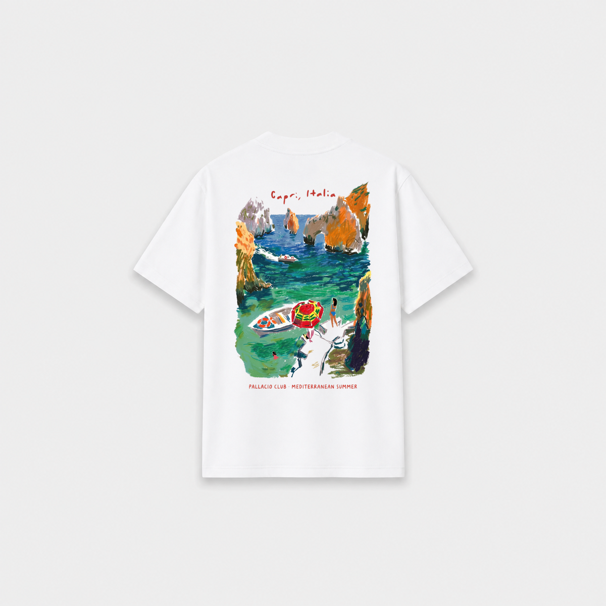 CAPRI T-SHIRT Branca costas
