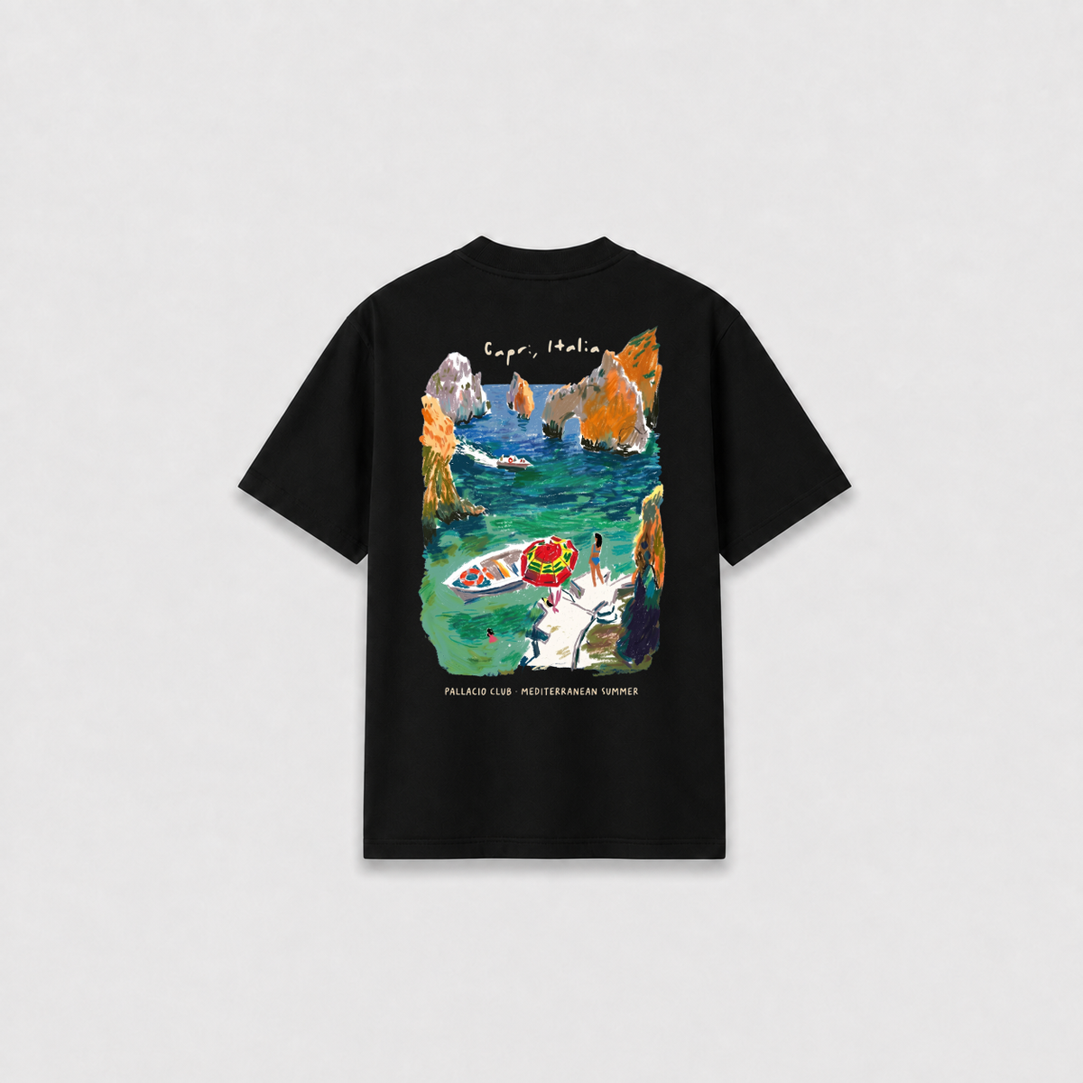 CAPRI T-SHIRT Preta costas