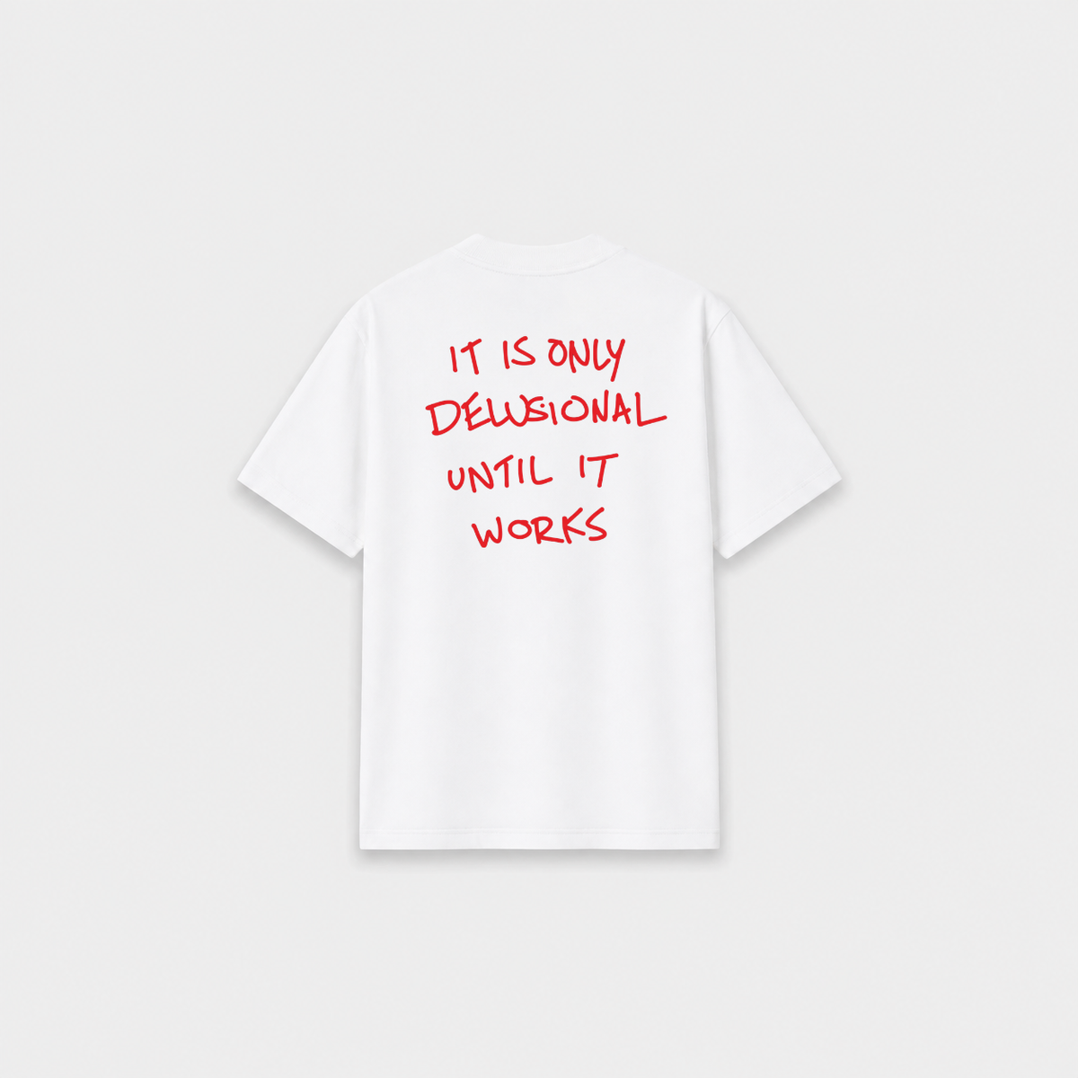 DELUSIONAL T-SHIRT Branca costas