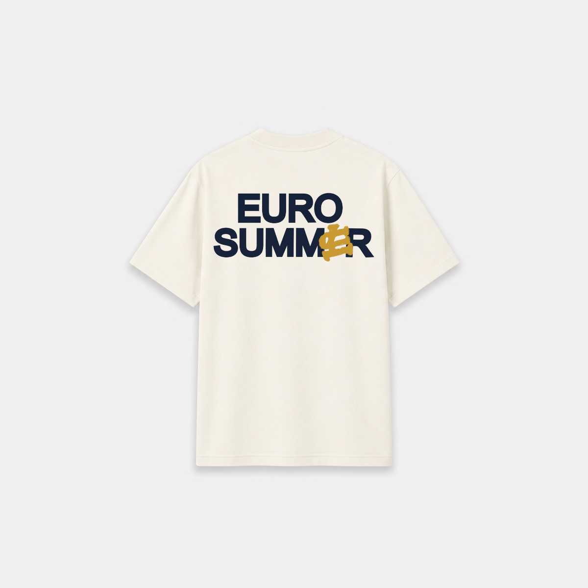 EURO SUMMER T-SHIRT Branca costas