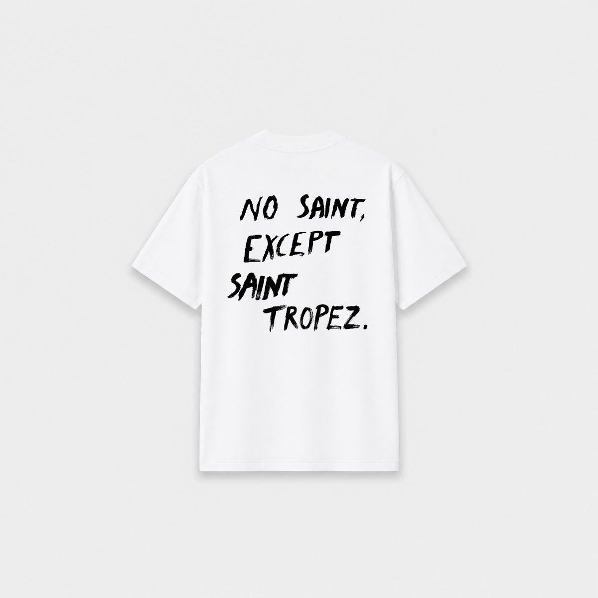 EXCEPT T-SHIRT Preta costas