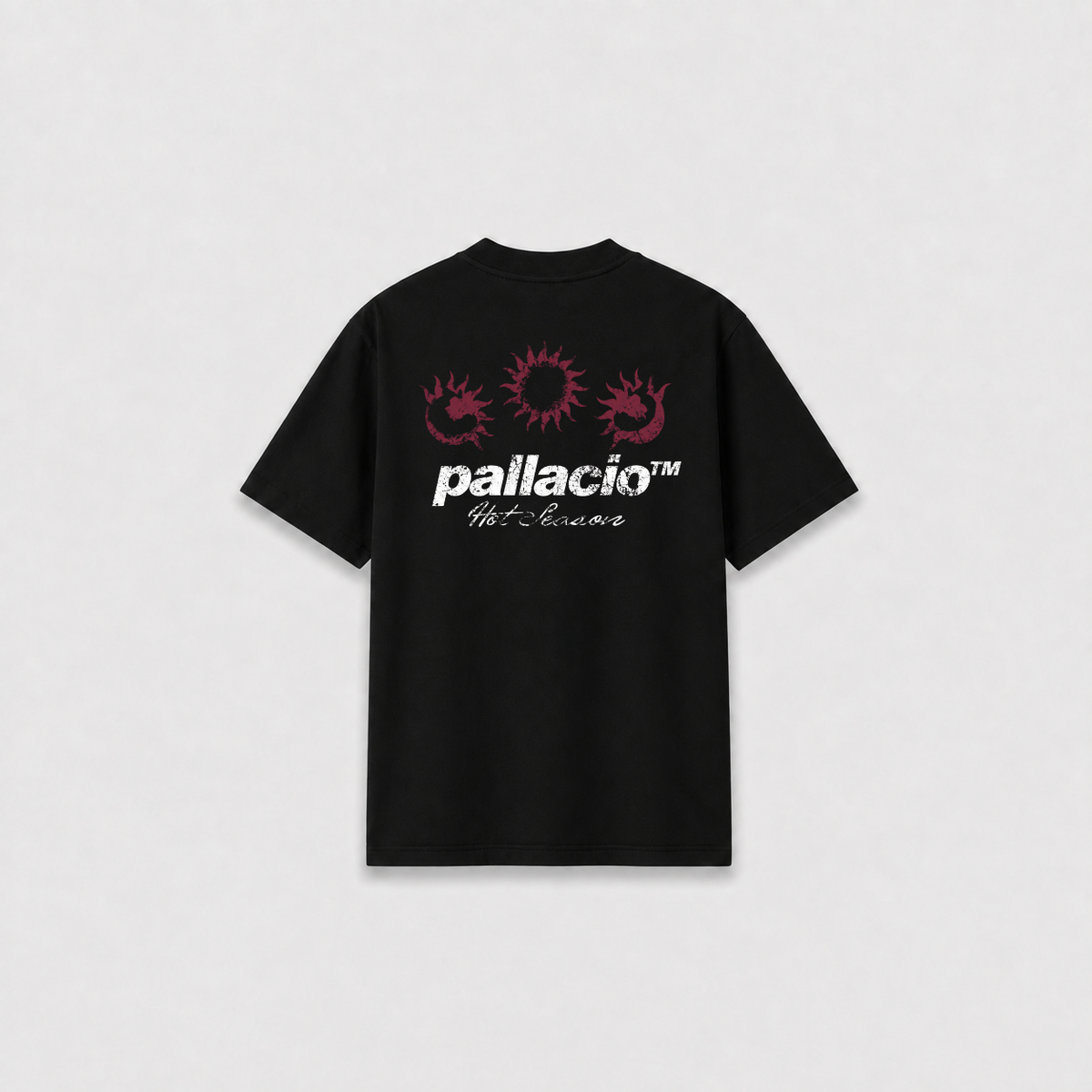 HOT SEASON T-SHIRT Preta costas