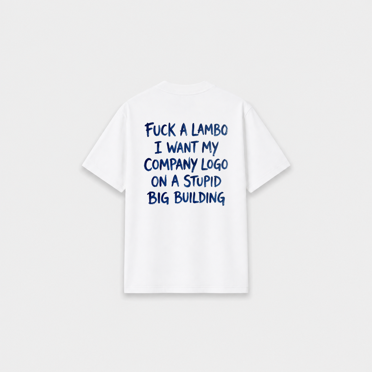 LAMBO T-SHIRT Branca costas