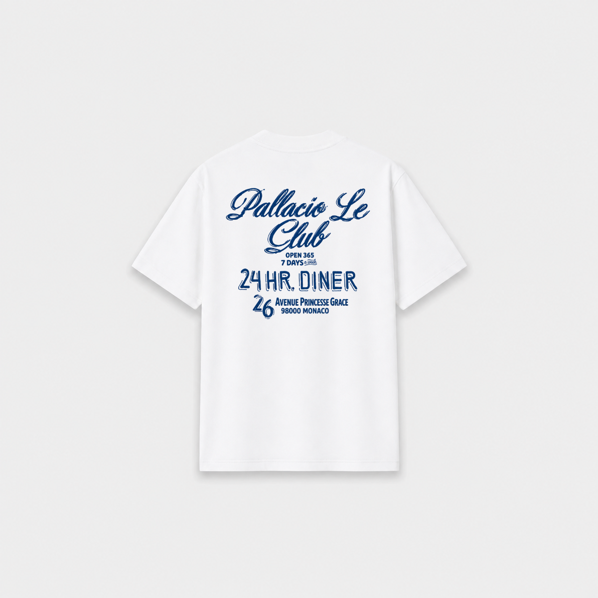 LE CLUB T-SHIRT Branca costas
