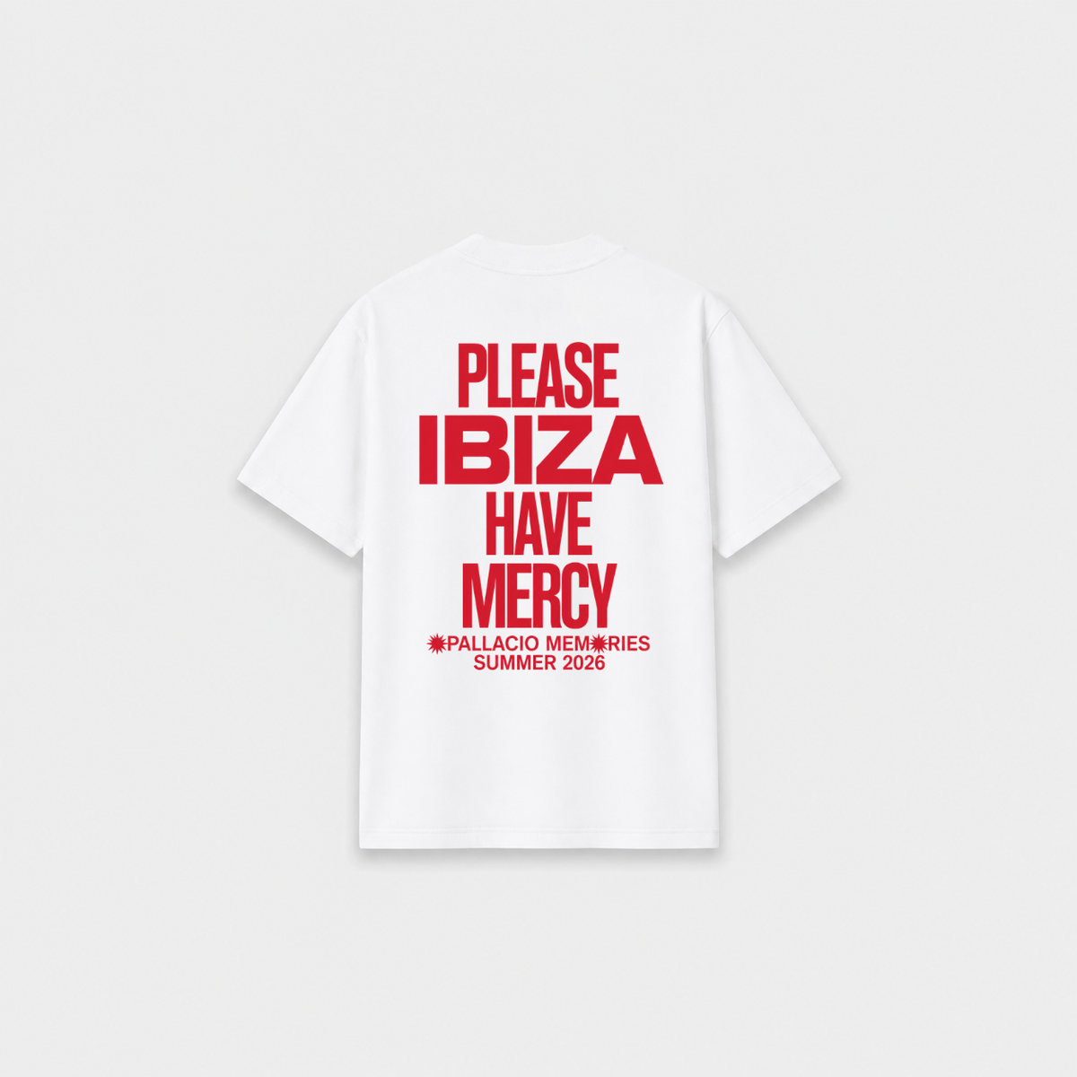 MERCY T-SHIRT Branca costas