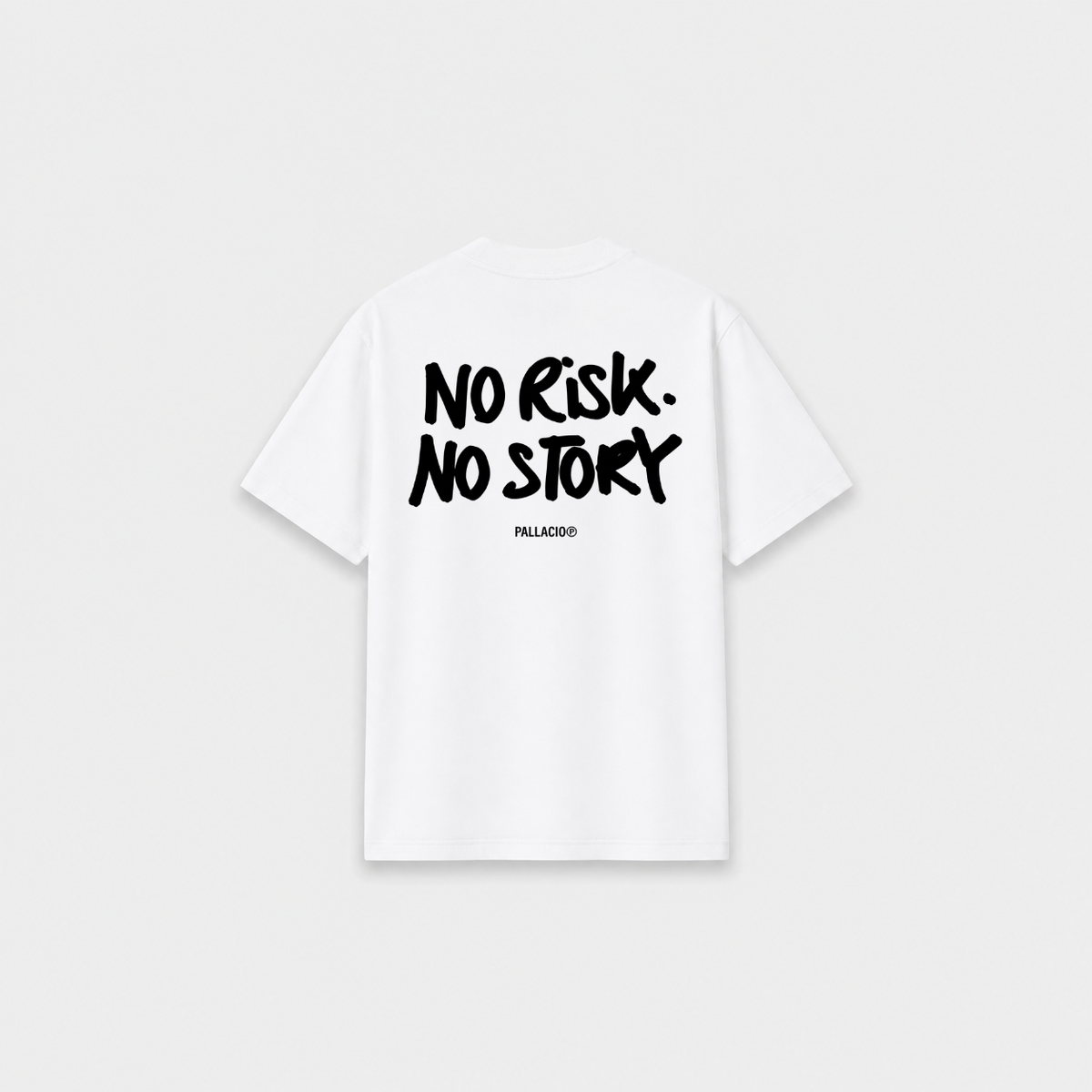 NO RISK T-SHIRT Branca costas