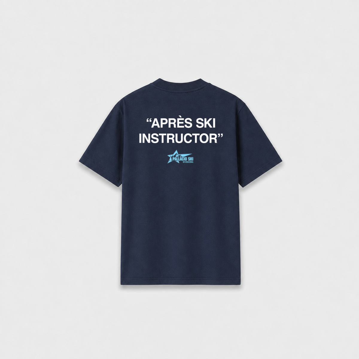 APRÈS SKI T-SHIRT Azul Marinho costas