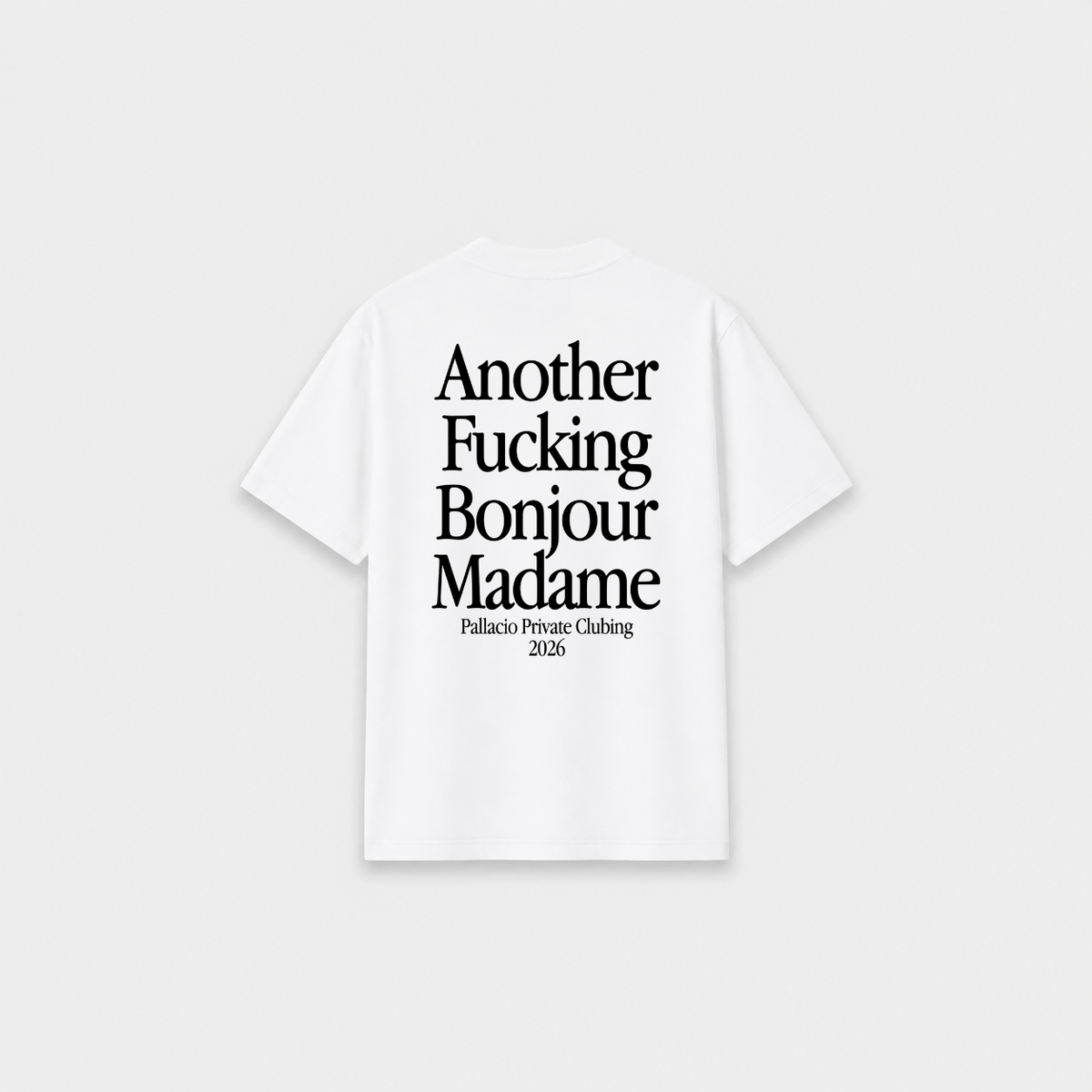 BONJOUR T-SHIRT Branca costas