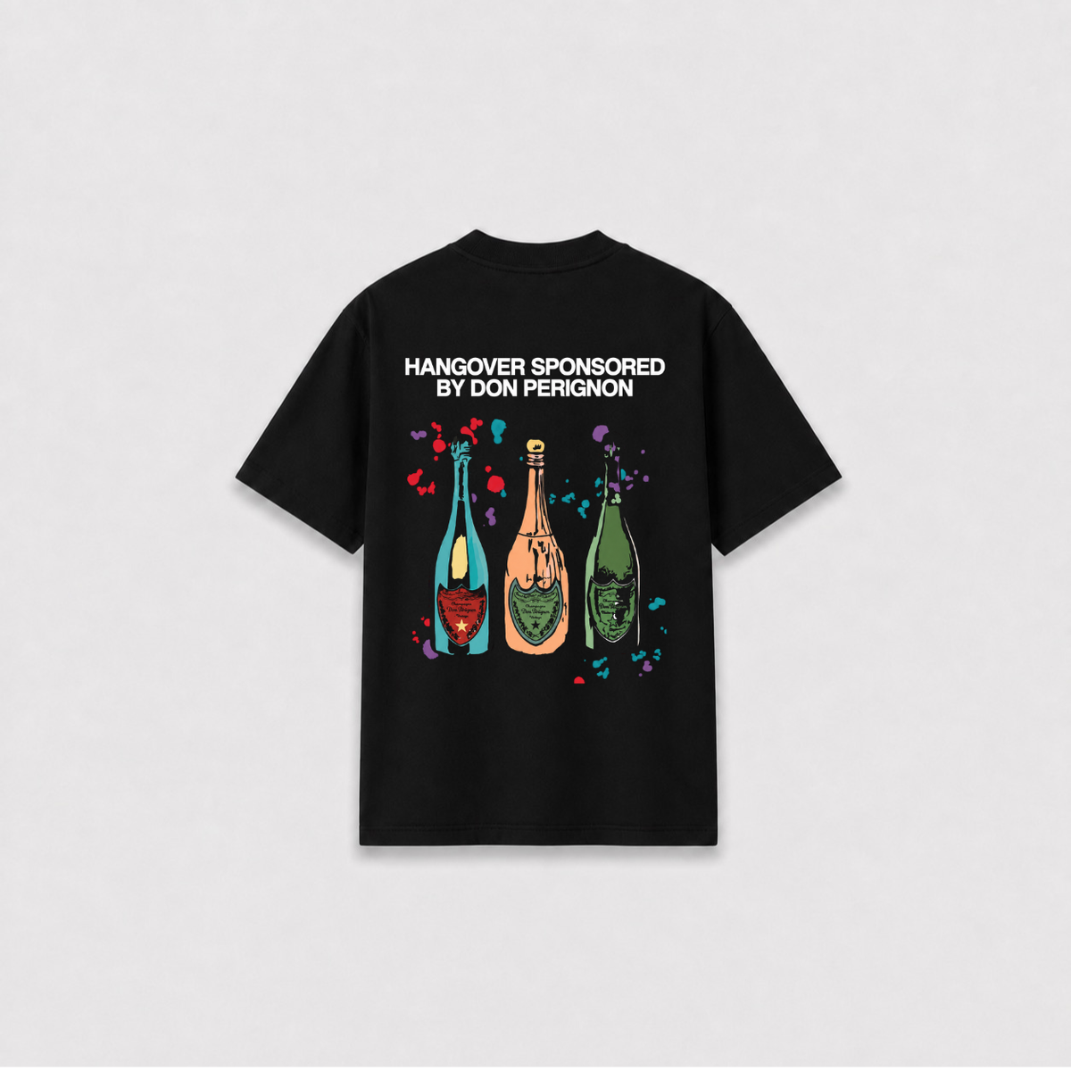 CHAMPAGNE T-SHIRT - Preta