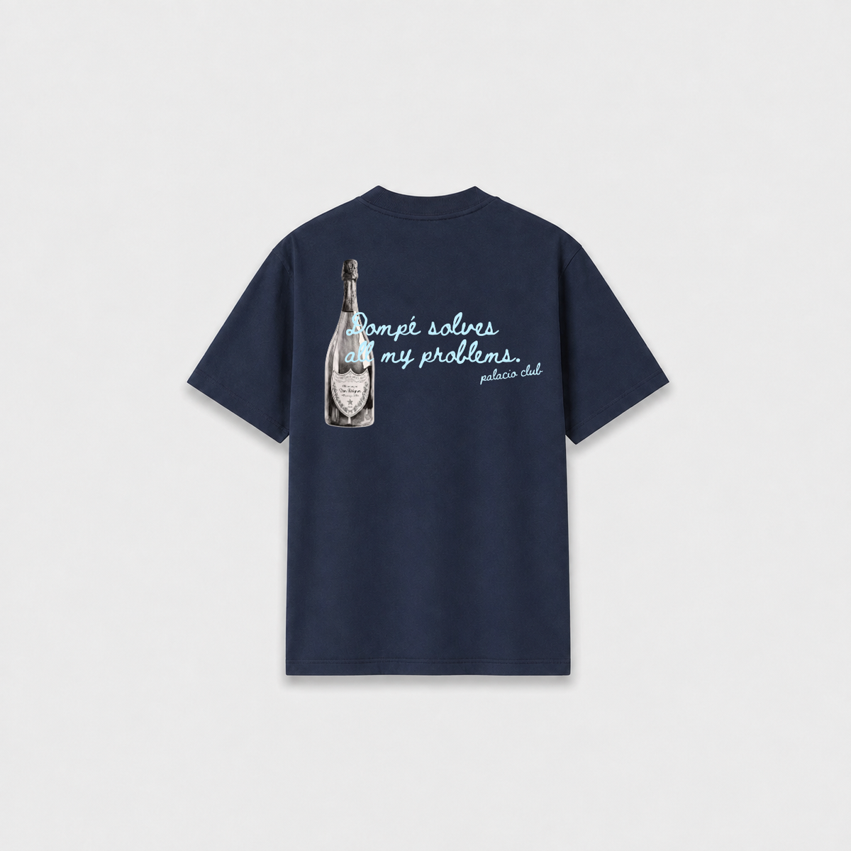 DOMPE T-SHIRT Azul Marinho costas