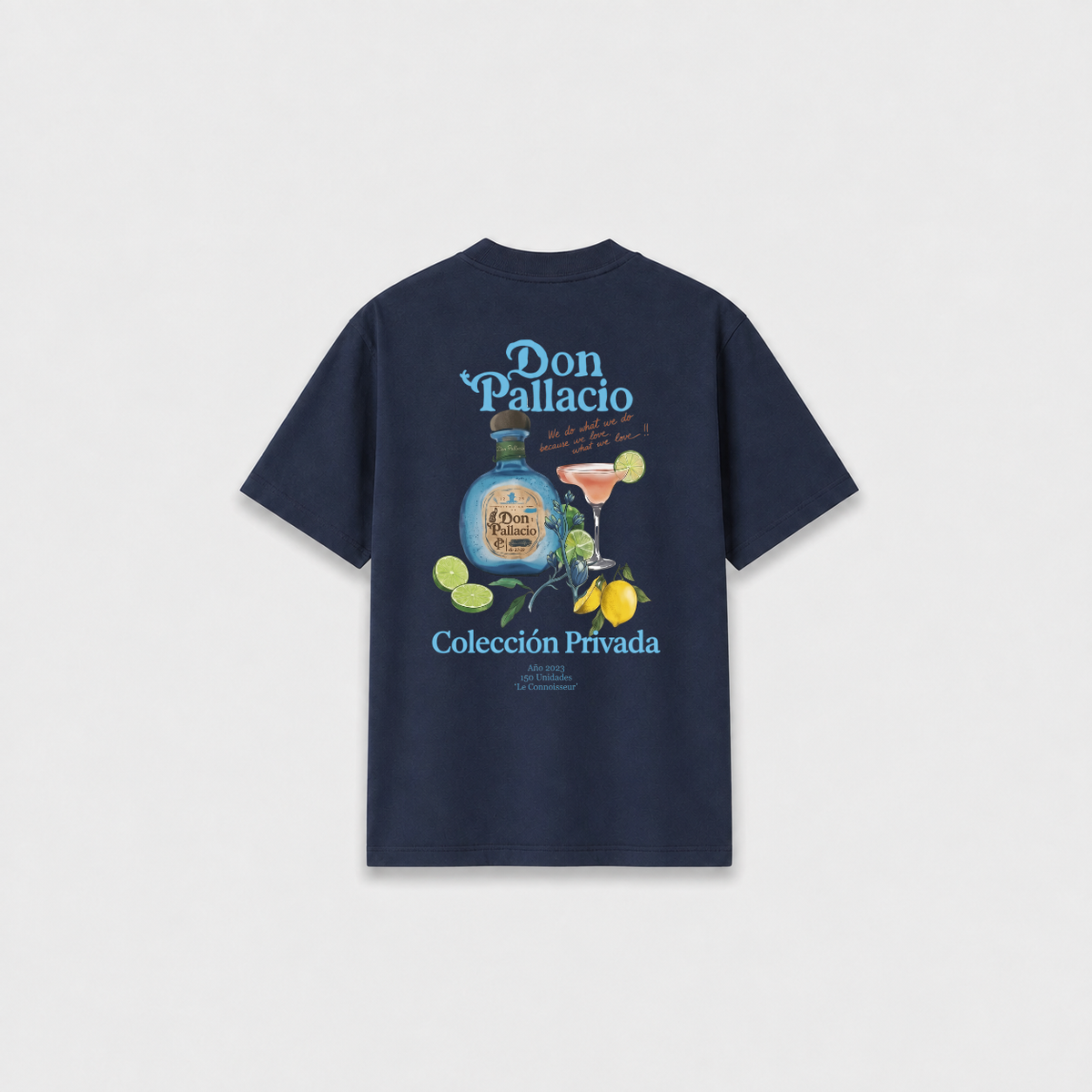 DON PALLACIO T-SHIRT Azul Marinho costas
