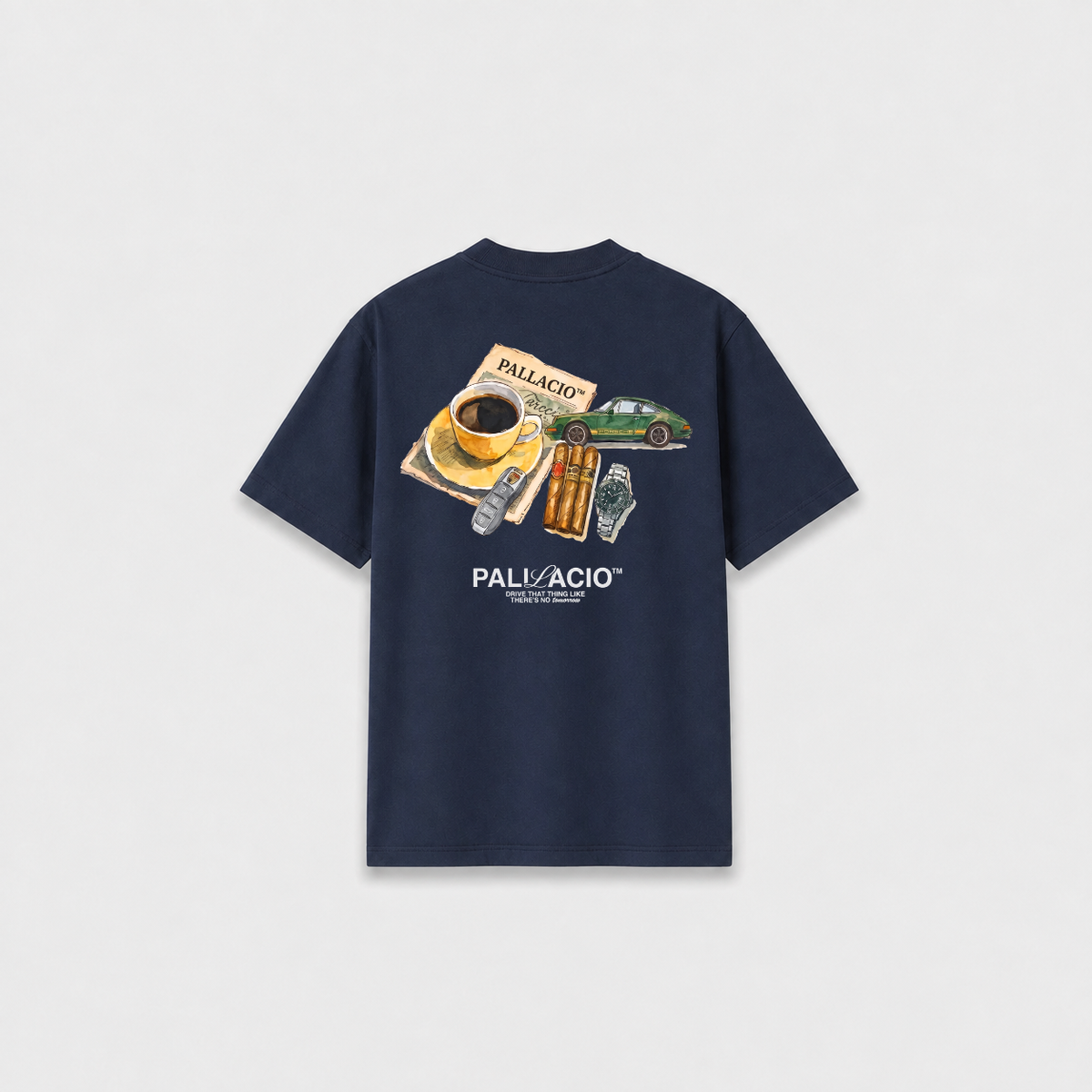 DRIVER’S T-SHIRT Branca costas