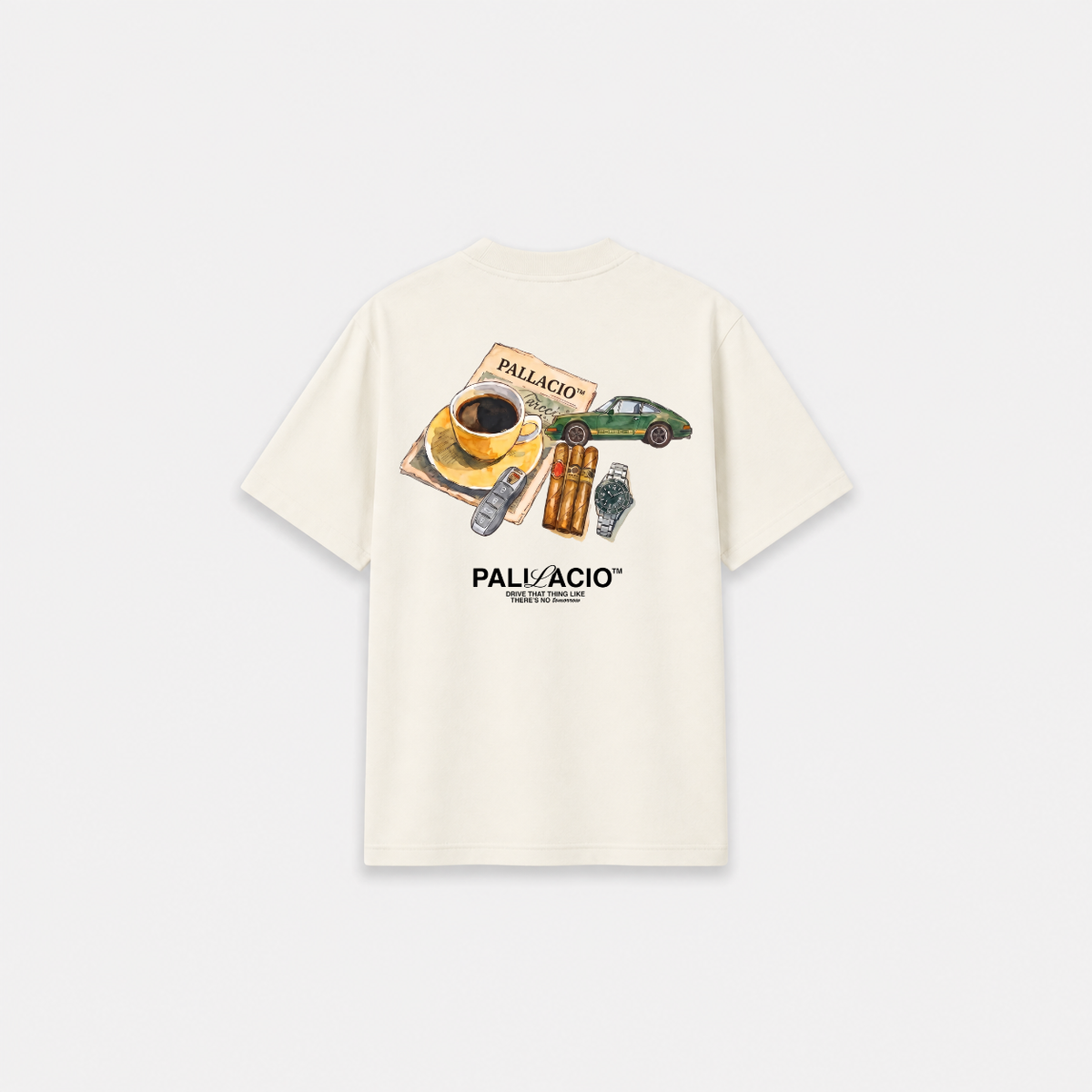 DRIVER’S T-SHIRT Preta costas