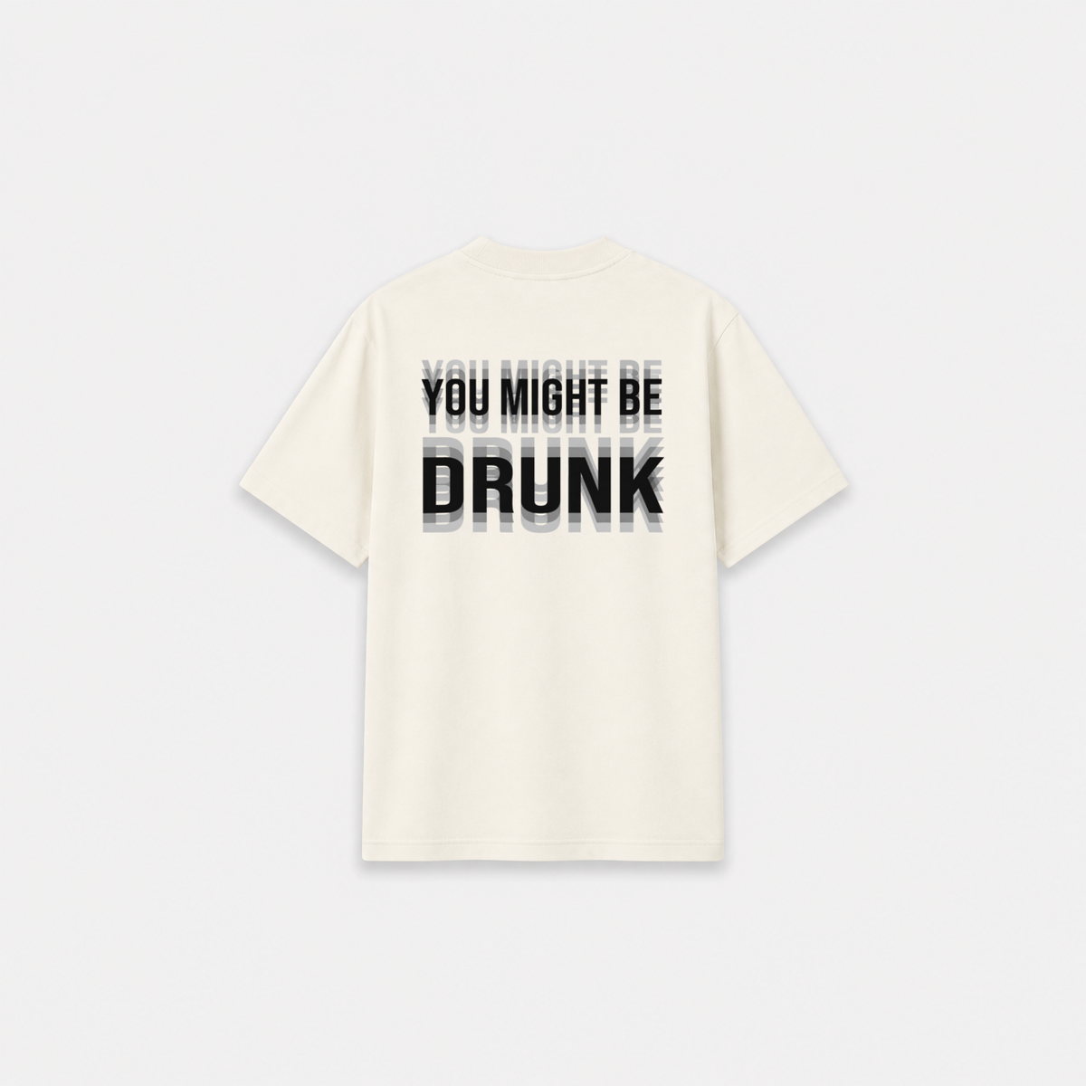 DRUNK T-SHIRT - Off White