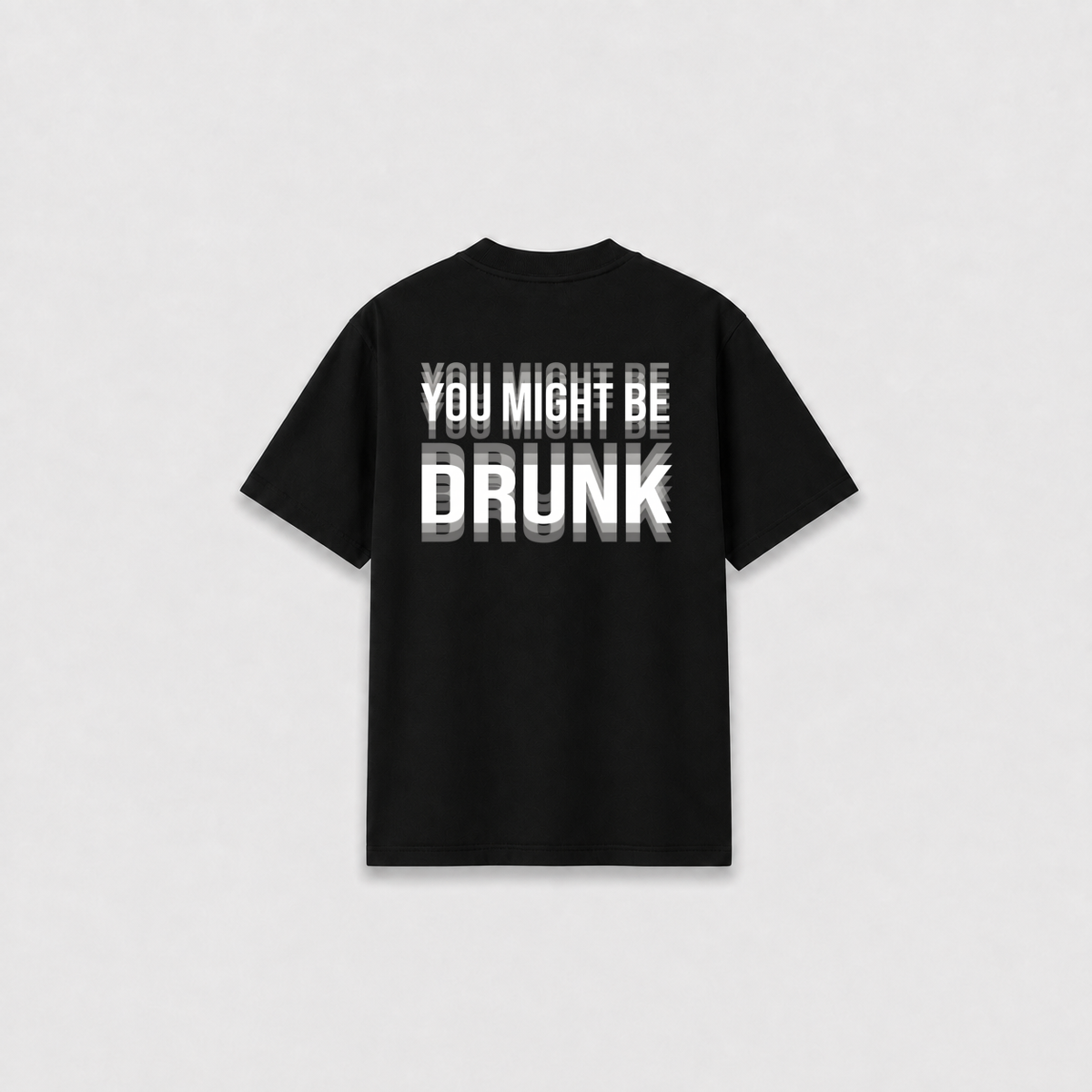 DRUNK T-SHIRT - Preta