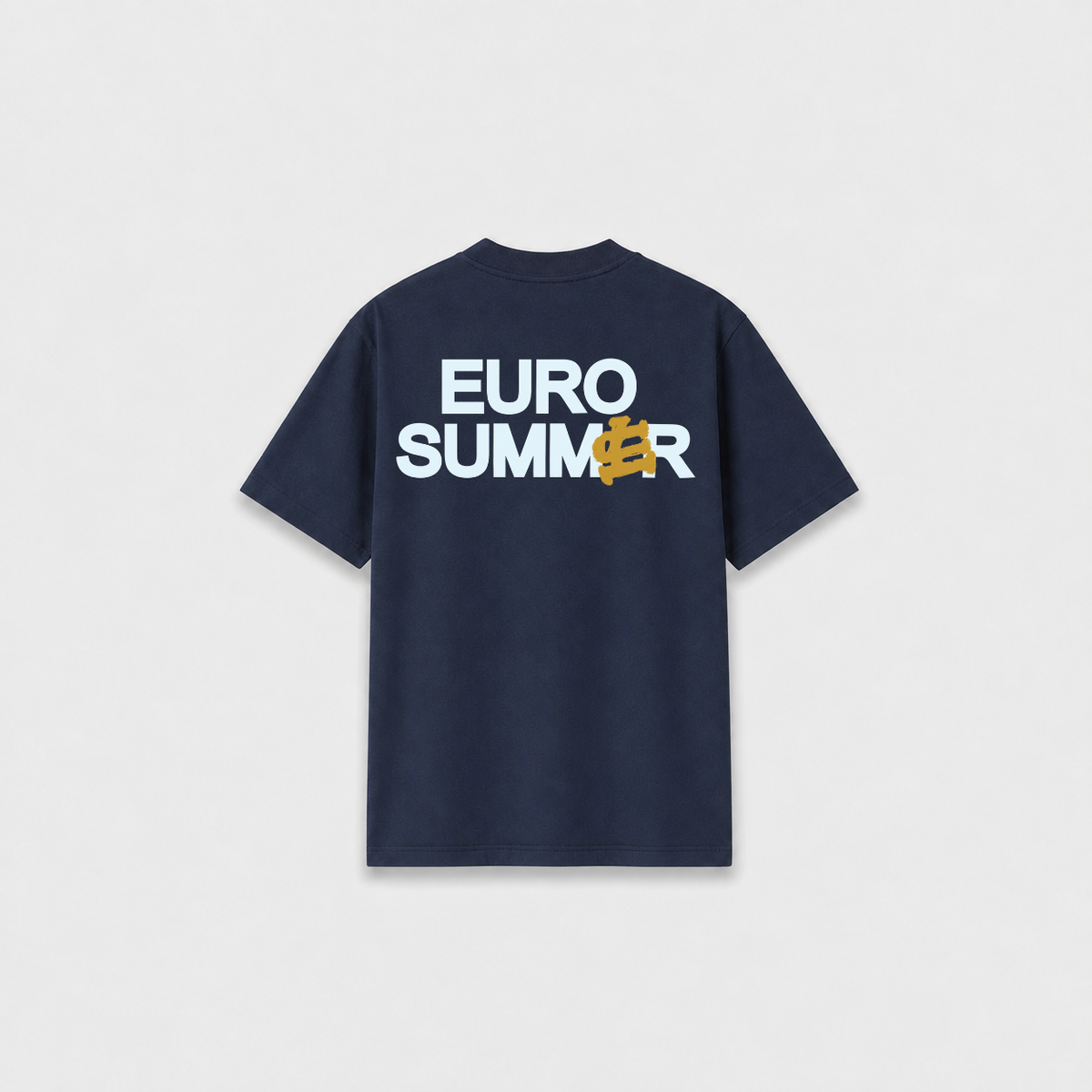 EURO SUMMER T-SHIRT Preta costas