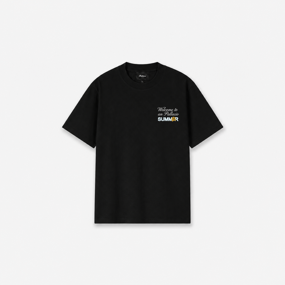 EURO SUMMER T-SHIRT Preta frente