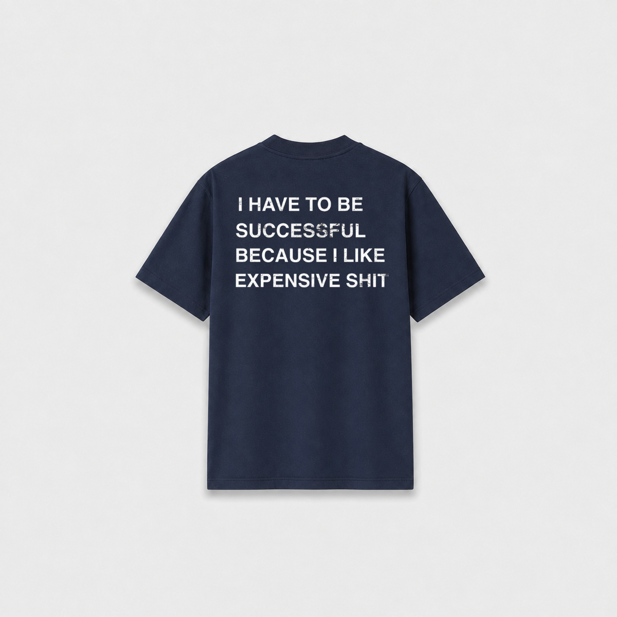 EXPENSIVE T-SHIRT Azul Marinho costas