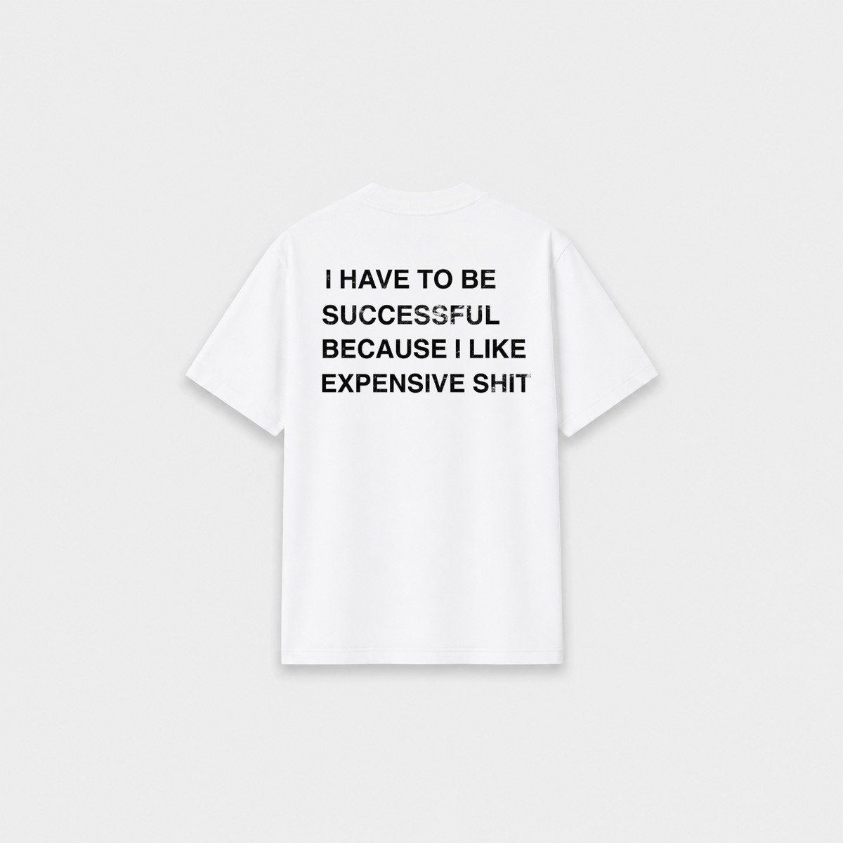 EXPENSIVE T-SHIRT Branca costas