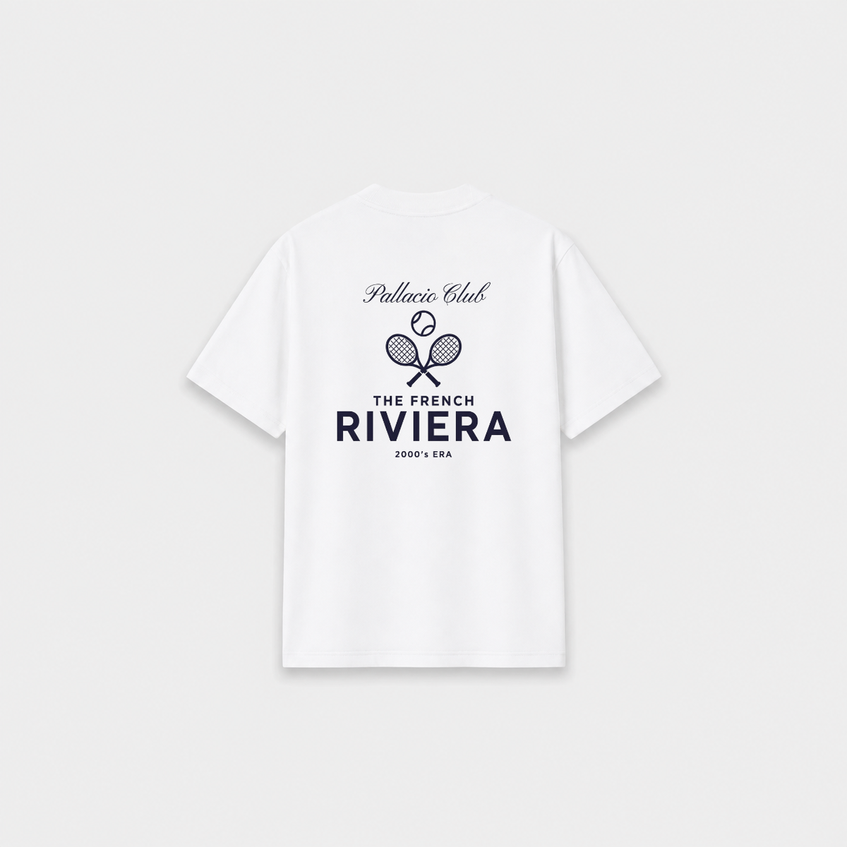 FRENCH T-SHIRT Branca costas