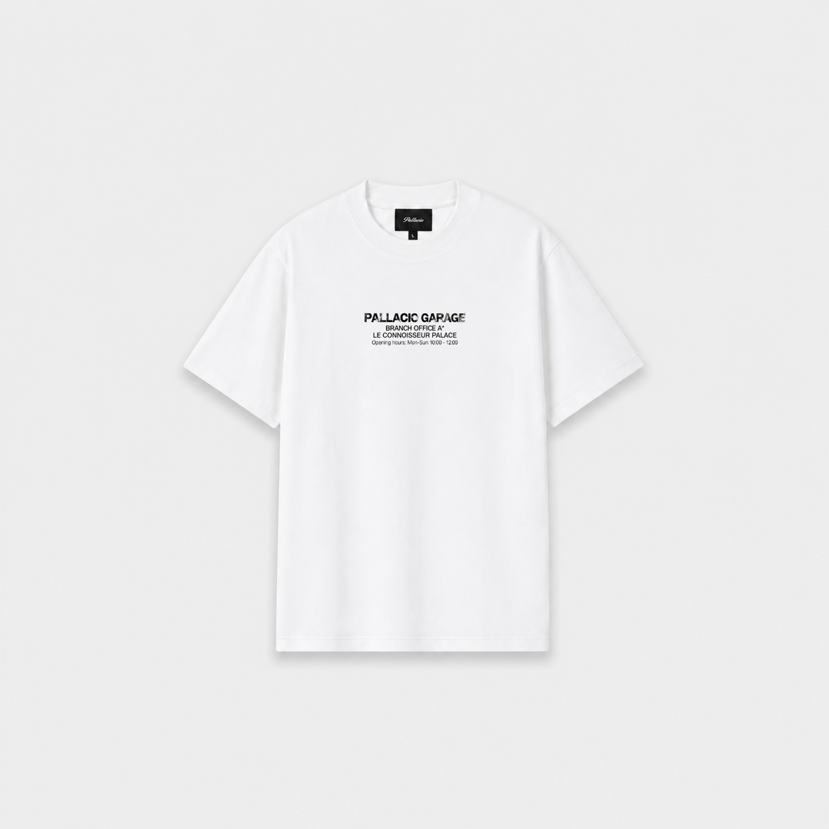 GARAGE T-SHIRT Branca frente