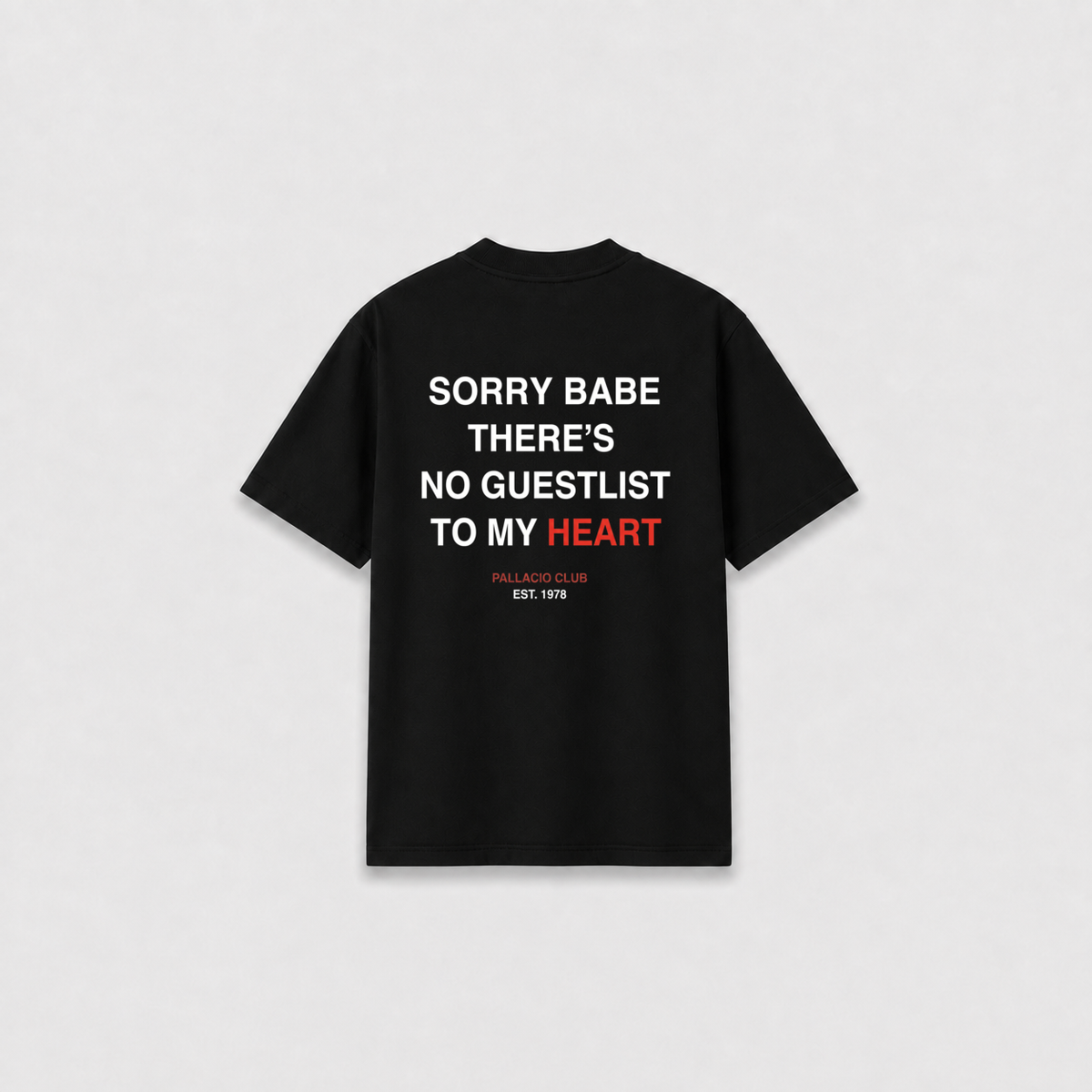 GUESTLIST T-SHIRT - Preta