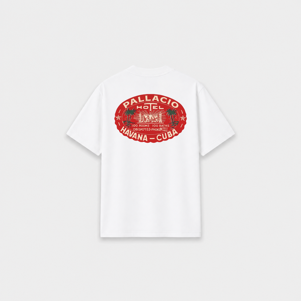 HOTEL T-SHIRT Branca costas