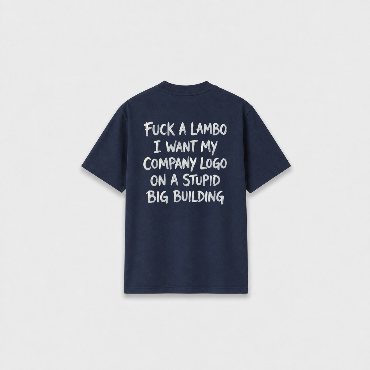 LAMBO T-SHIRT Azul Marinho costas