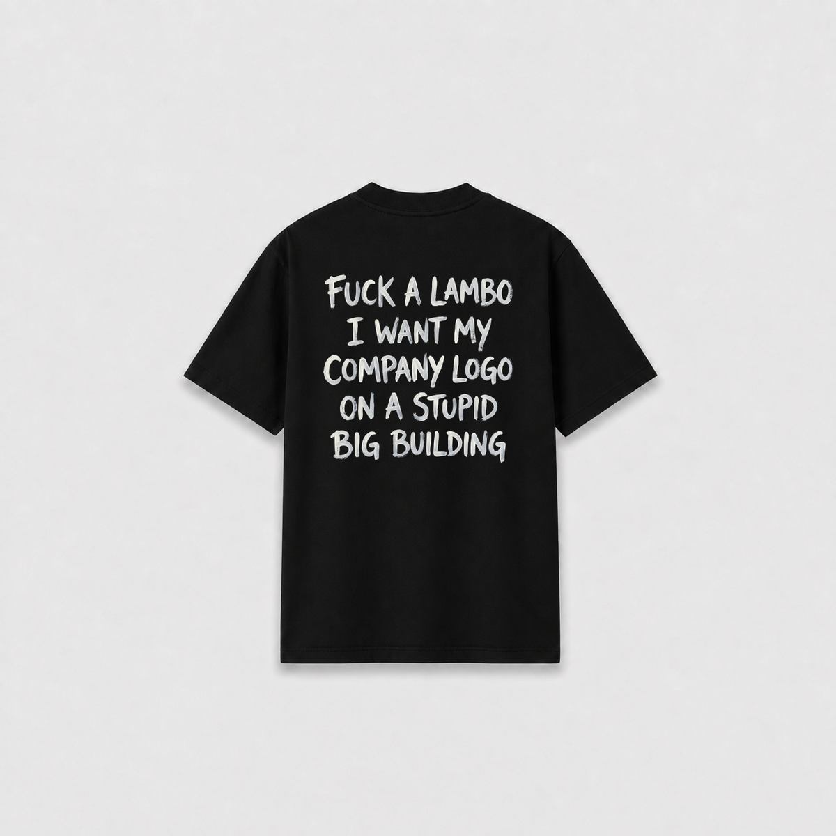 LAMBO T-SHIRT Preta costas