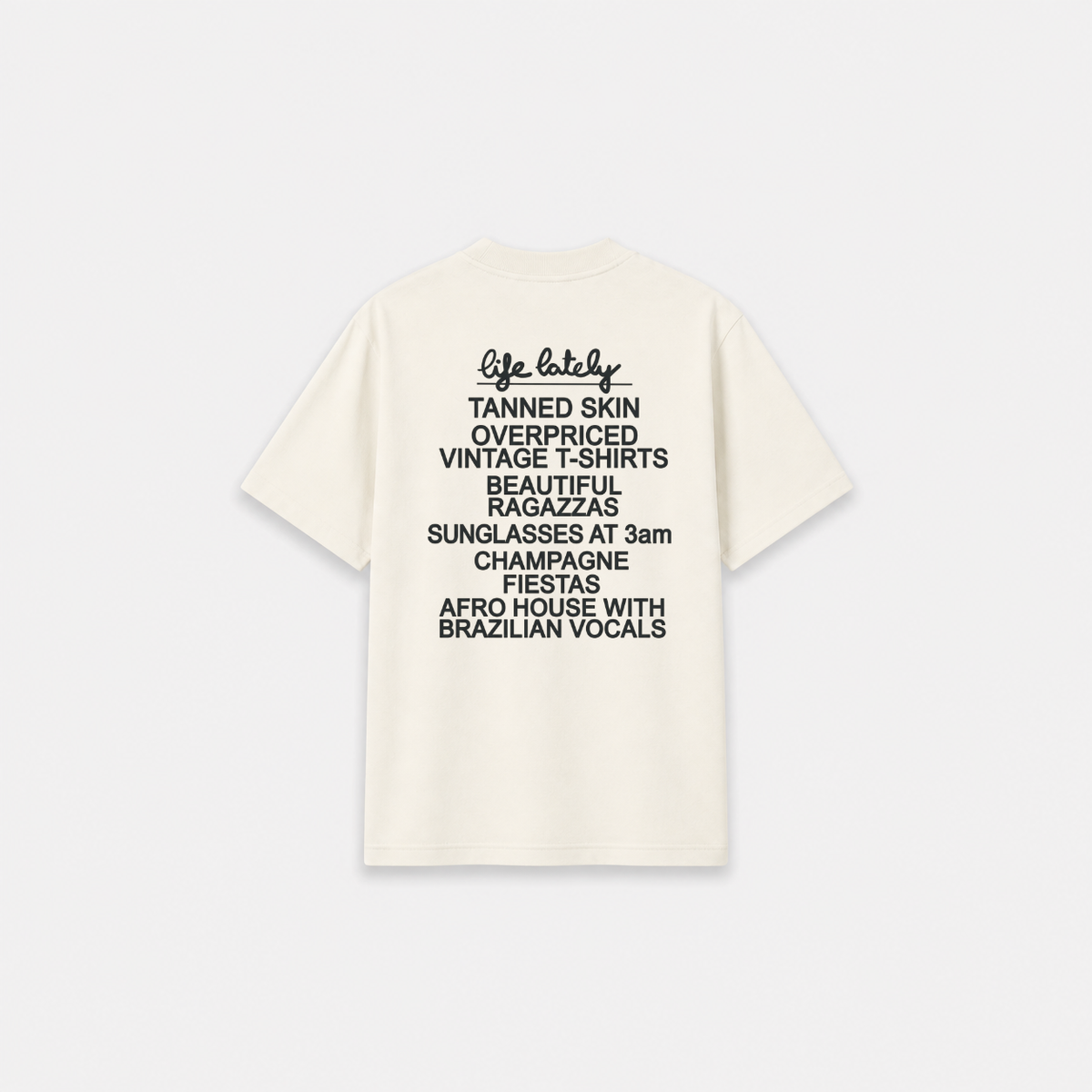 LIFE T-SHIRT Off White costas
