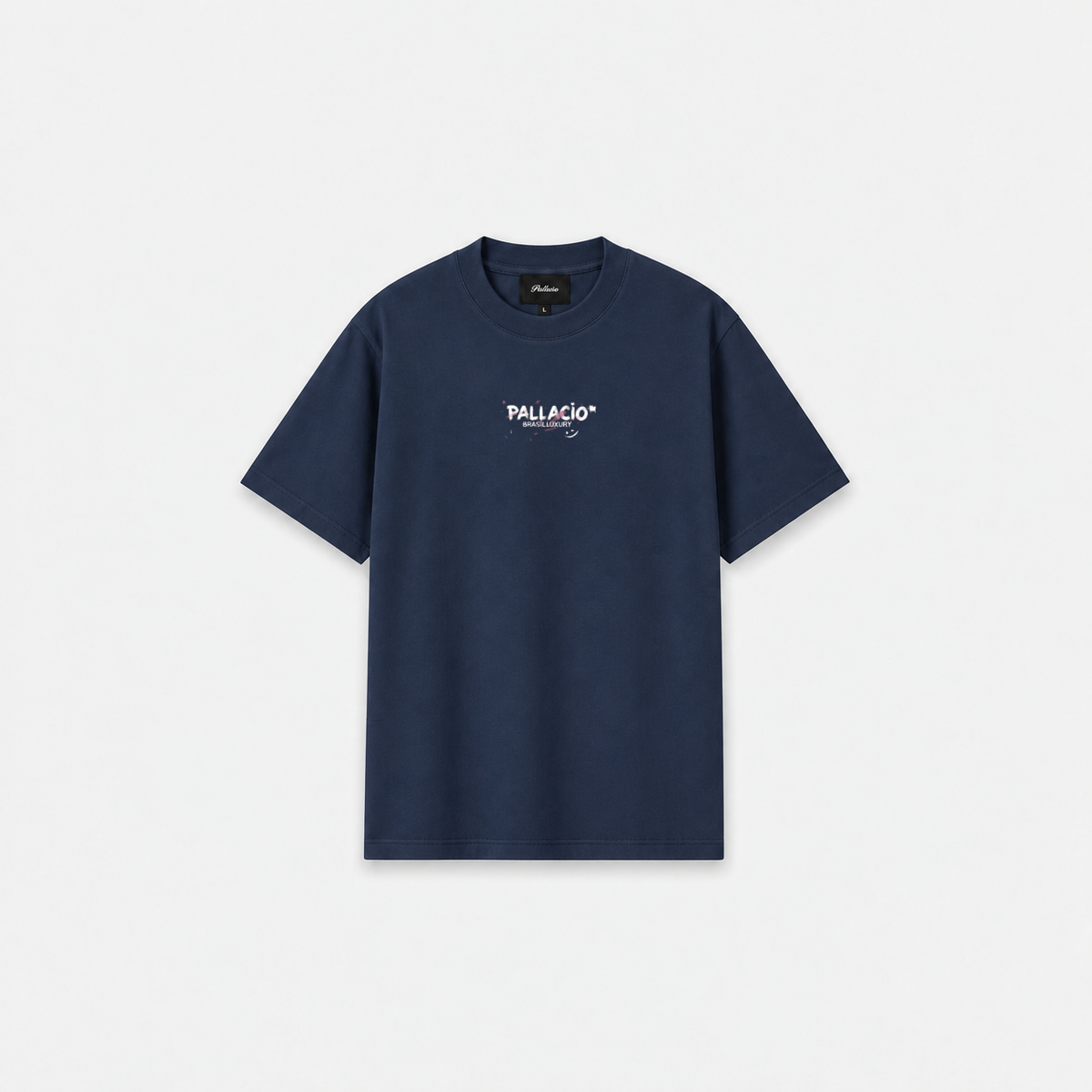 LUXURY T-SHIRT Azul Marinho frente