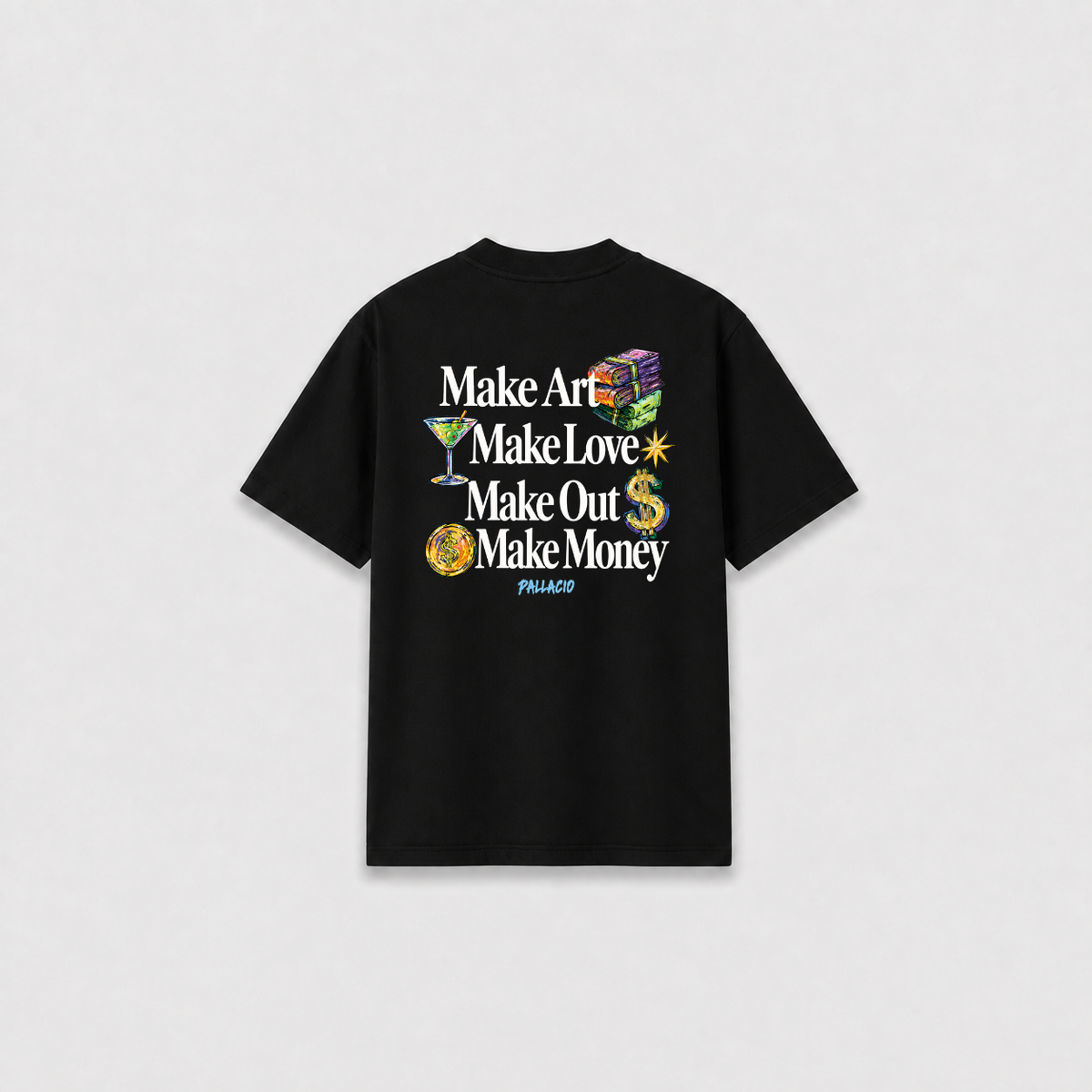 MAKING T-SHIRT Preta costas