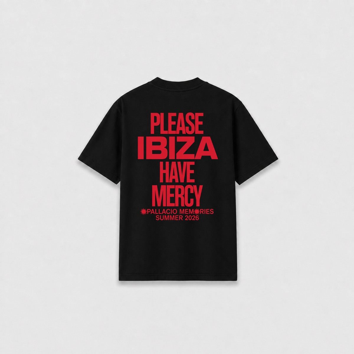 MERCY T-SHIRT Preta costas