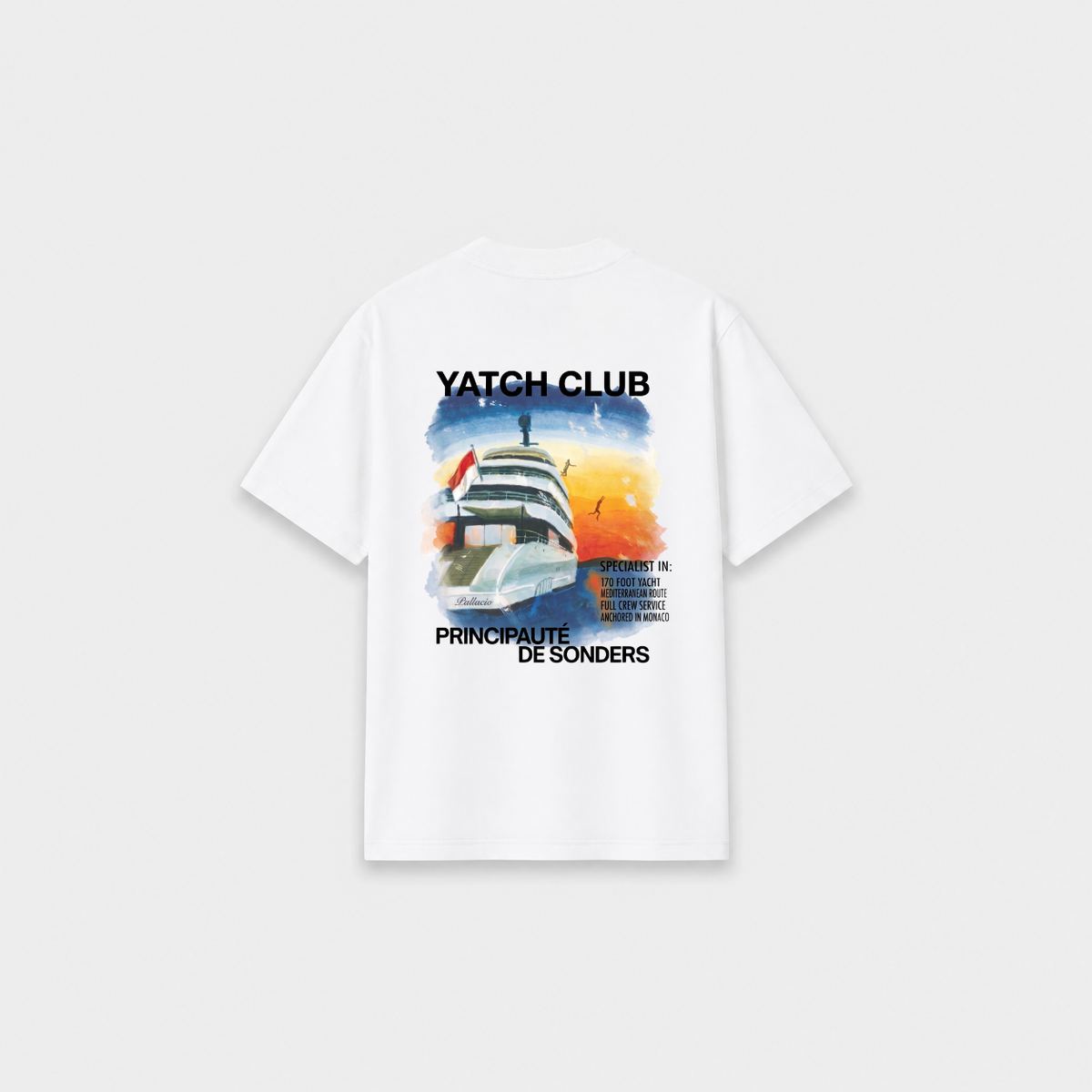 NAUTIC T-SHIRT Branca costas