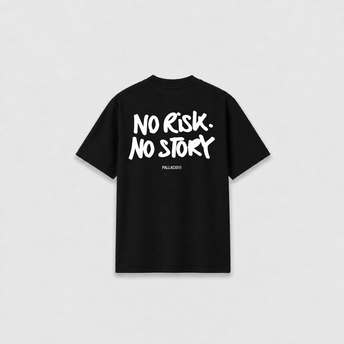 NO RISK T-SHIRT Preta costas