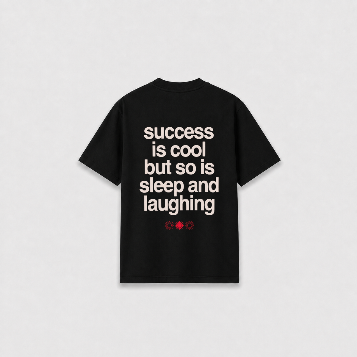 SUCCESS T-SHIRT Preta costas