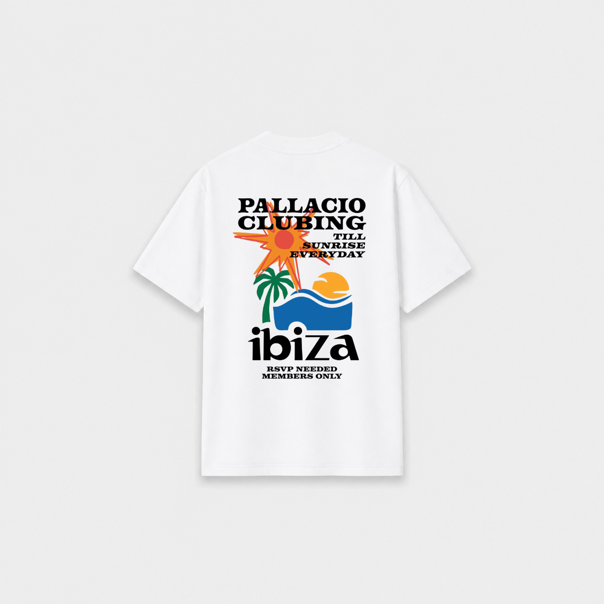 SUNRISE T-SHIRT Branca costas