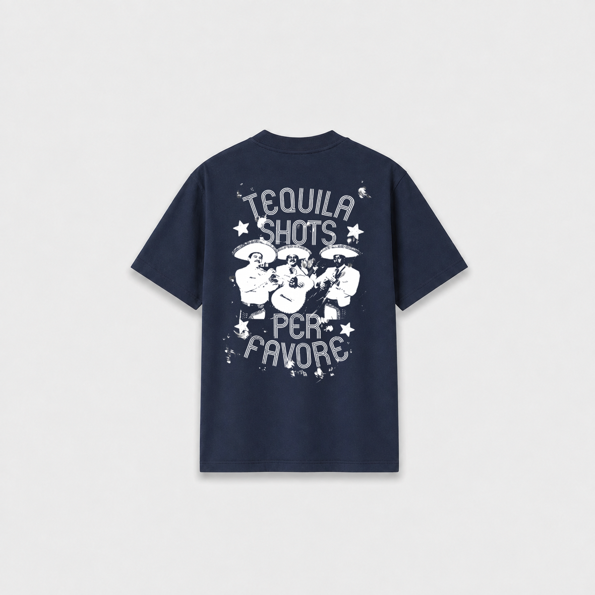 TEQUILA T-SHIRT Azul Marinho costas