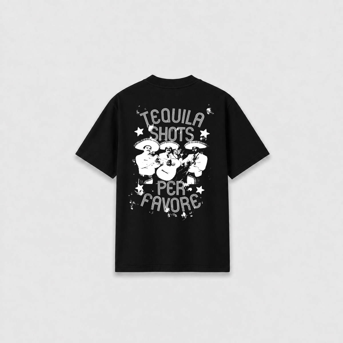 TEQUILA T-SHIRT Preta costas