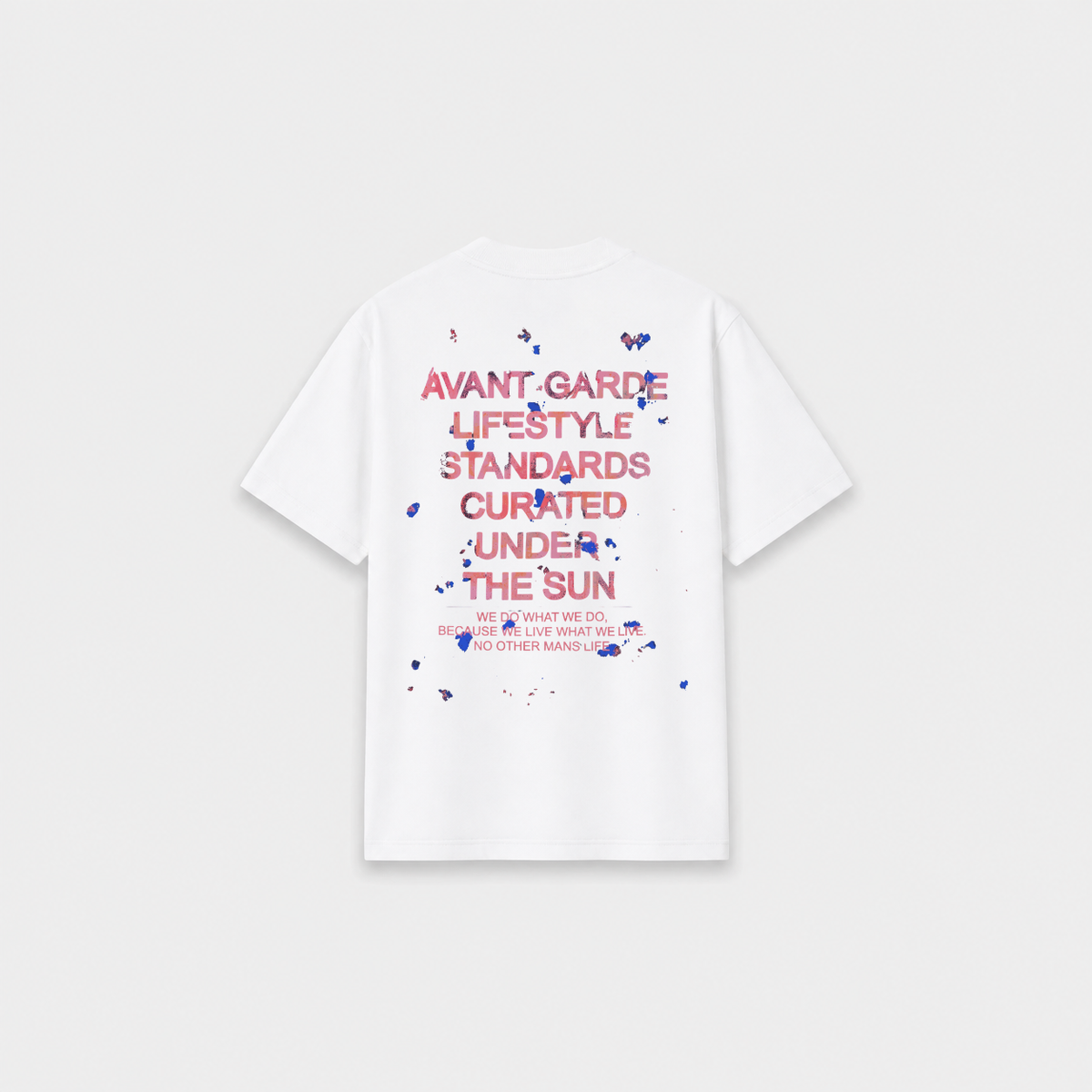 THE SUN T-SHIRT Branca costas