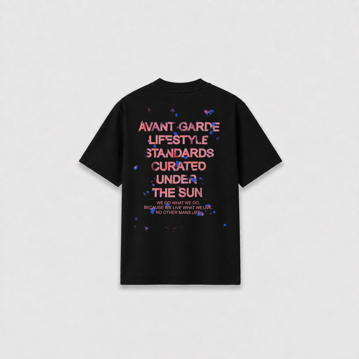 THE SUN T-SHIRT Preta costas