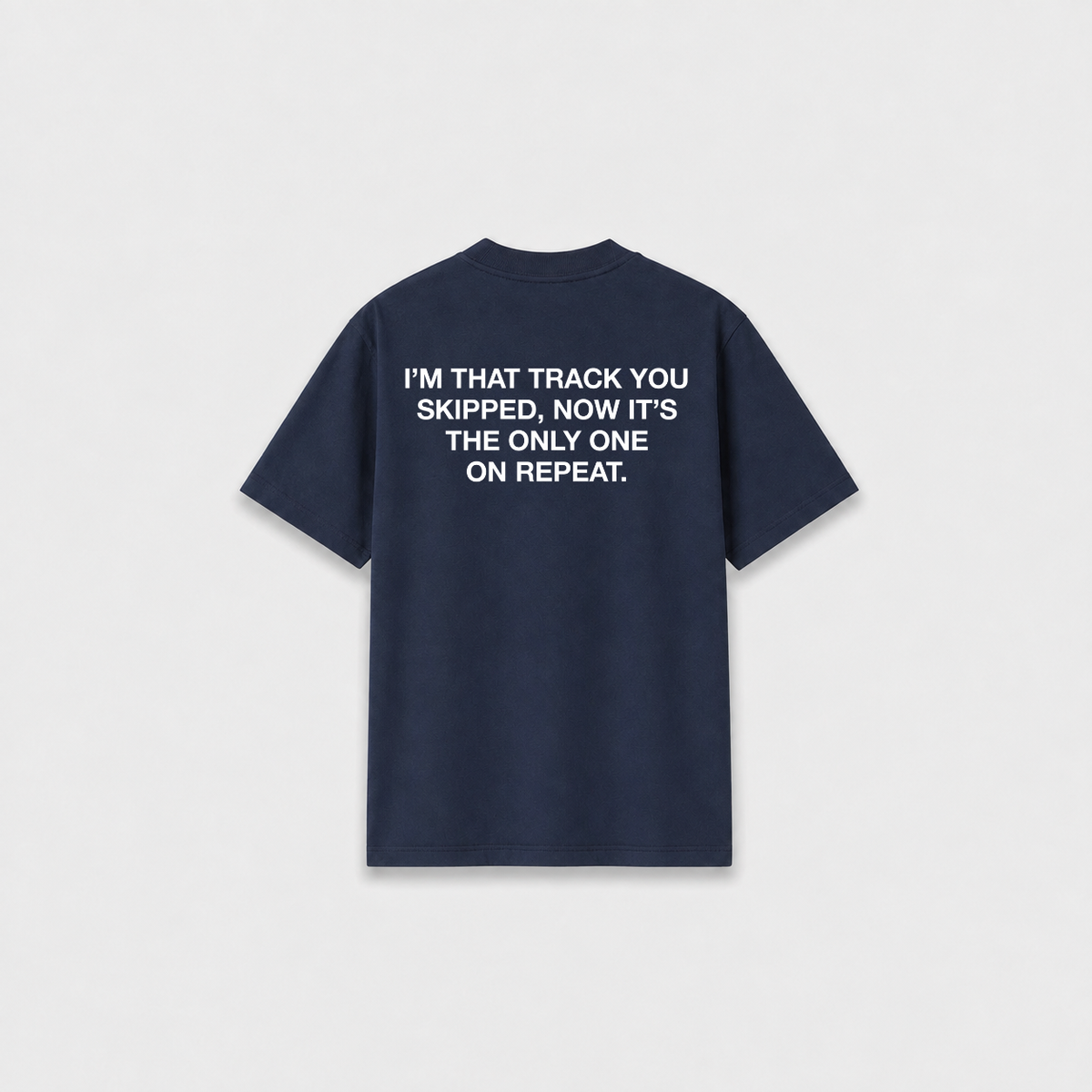 TRACK T-SHIRT Azul Marinho costas