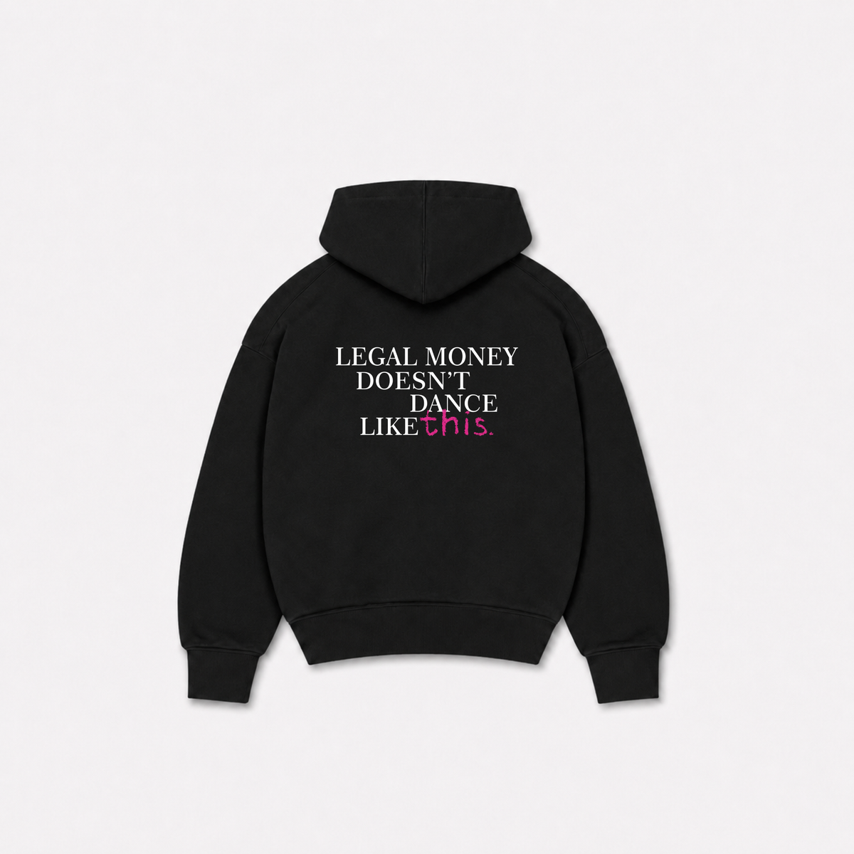 LEGAL MONEY HOODIE - Preta