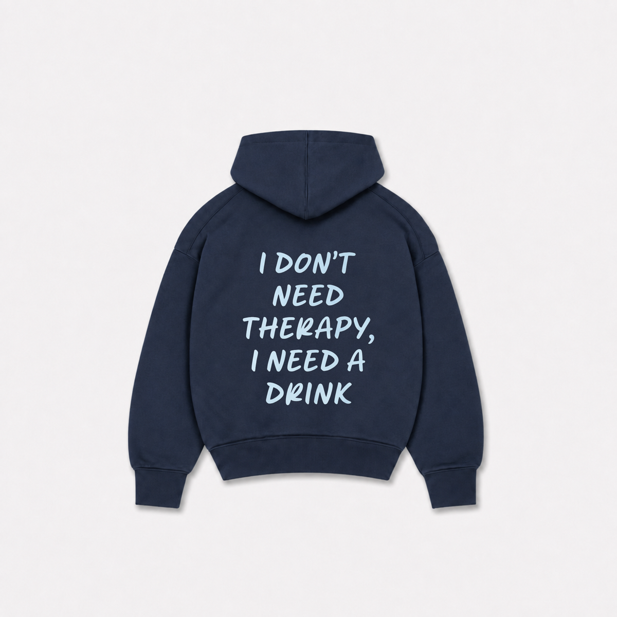 NEED DRINK HOODIE - Azul Marinho