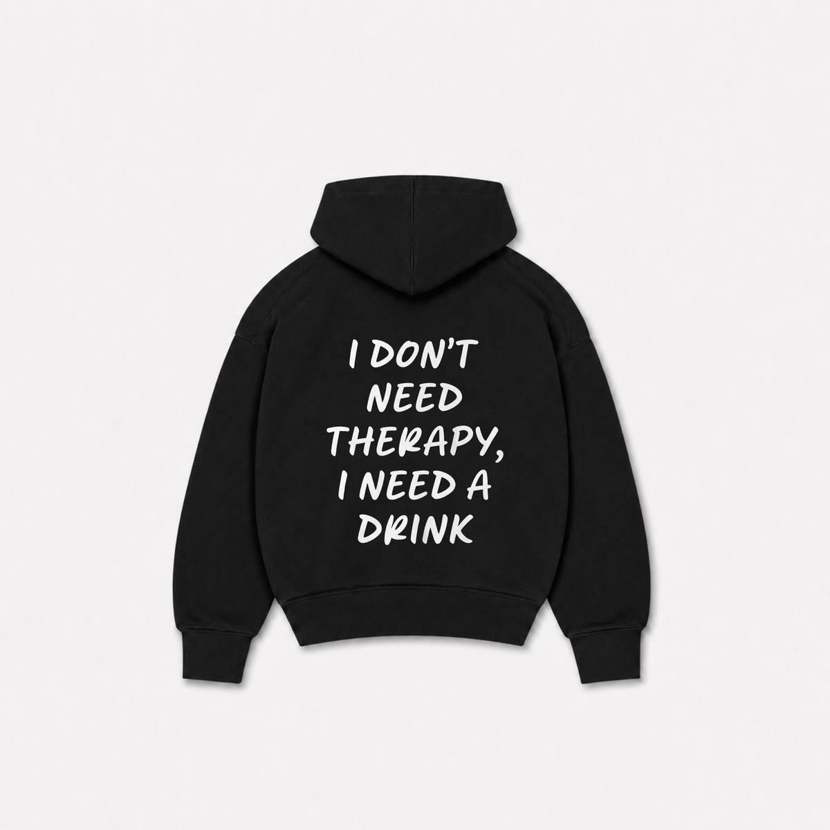 NEED DRINK HOODIE - Preta