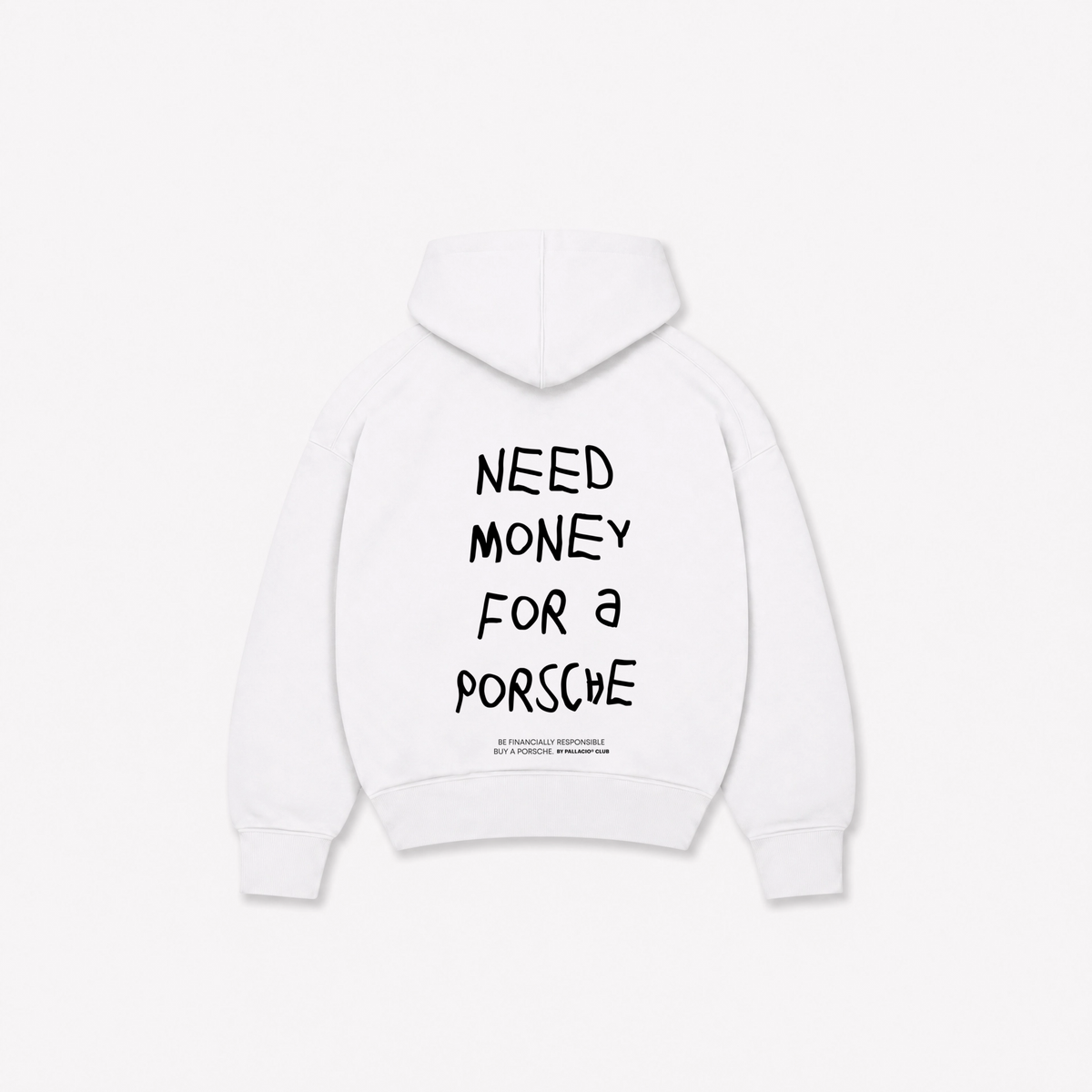 NEED MONEY HOODIE - Branca