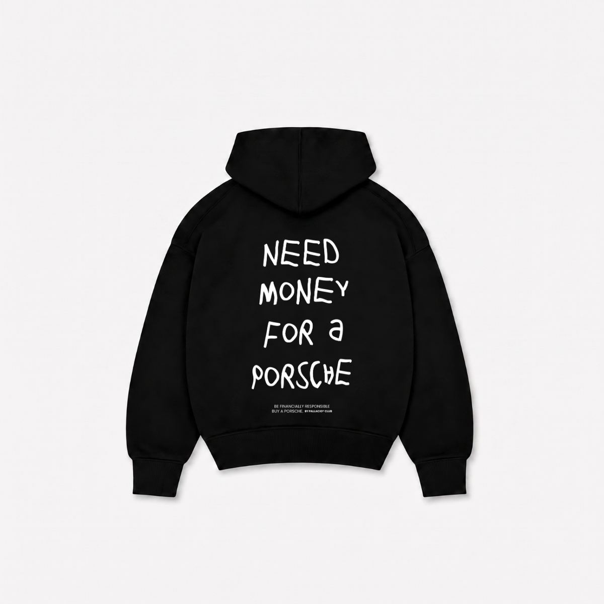 NEED MONEY HOODIE - Preta