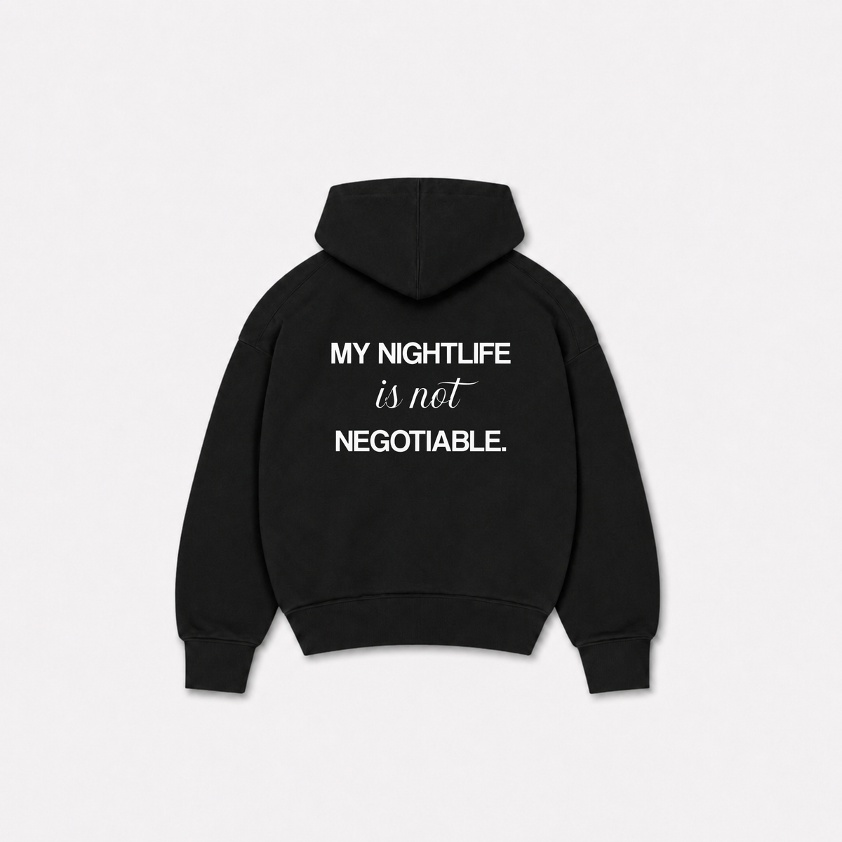 NIGHTLIFE HOODIE - Preta