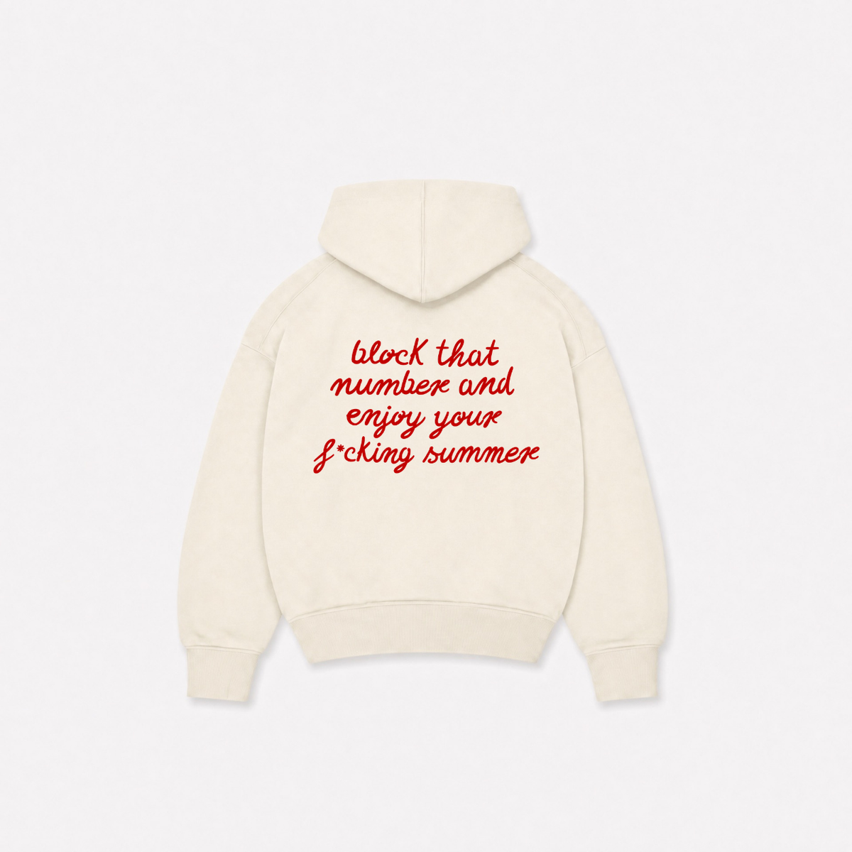 NUMBER HOODIE - Off White