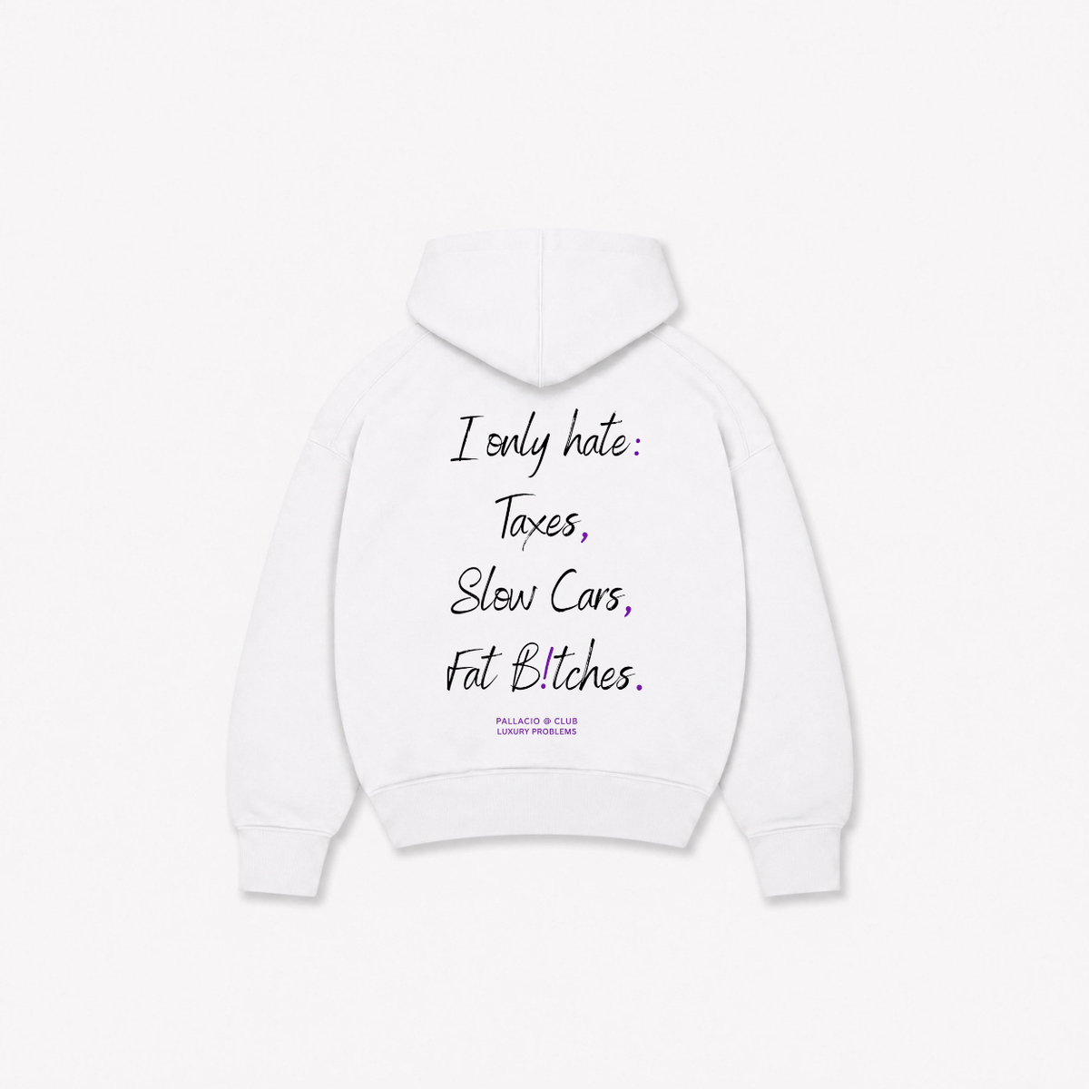 ONLY HATE HOODIE - Branca